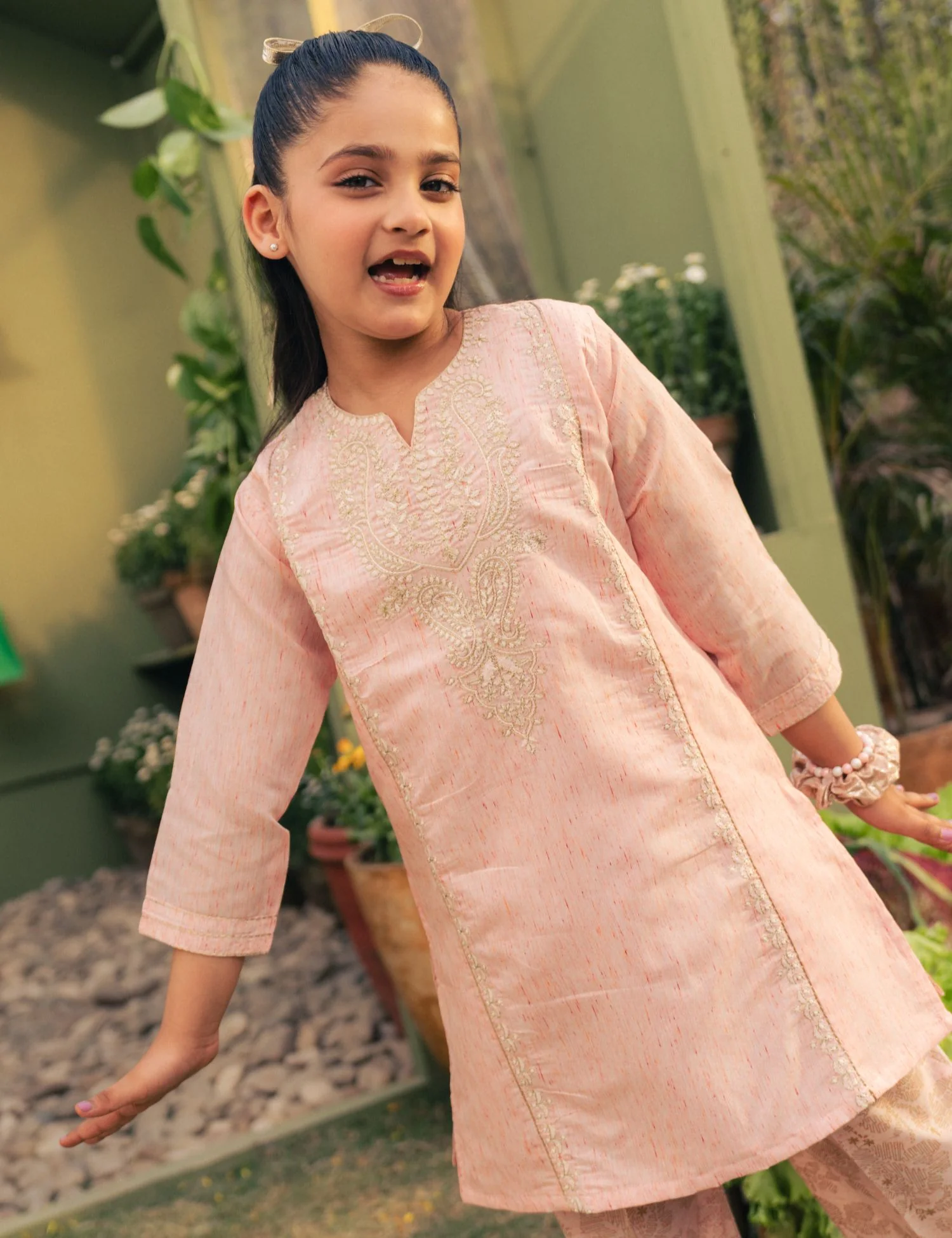 2 PIECE ETHNIC EMBROIDERED SUIT - Image 2