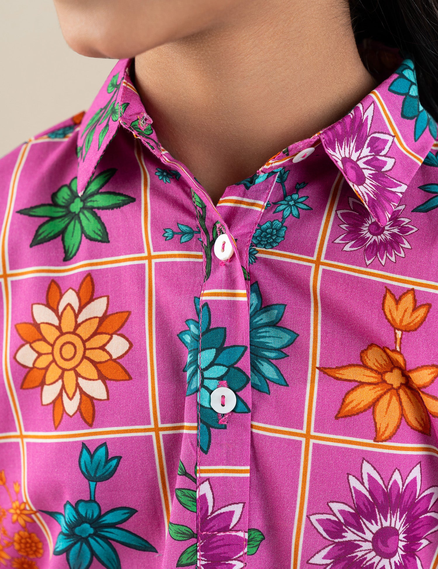 2 PIECE FLORAL PRINTED SUIT - Image 2