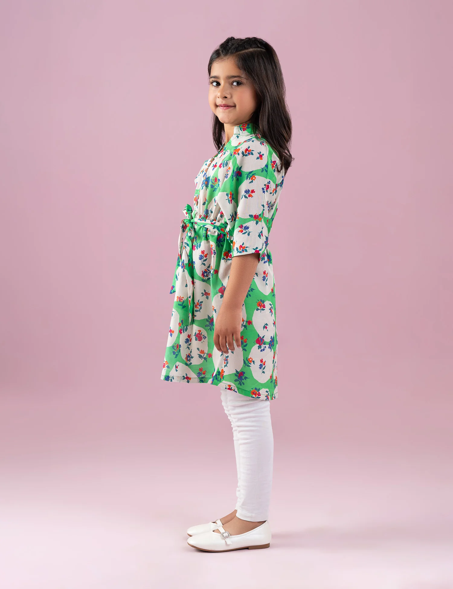 PRINTED LONG DRESS - Image 4