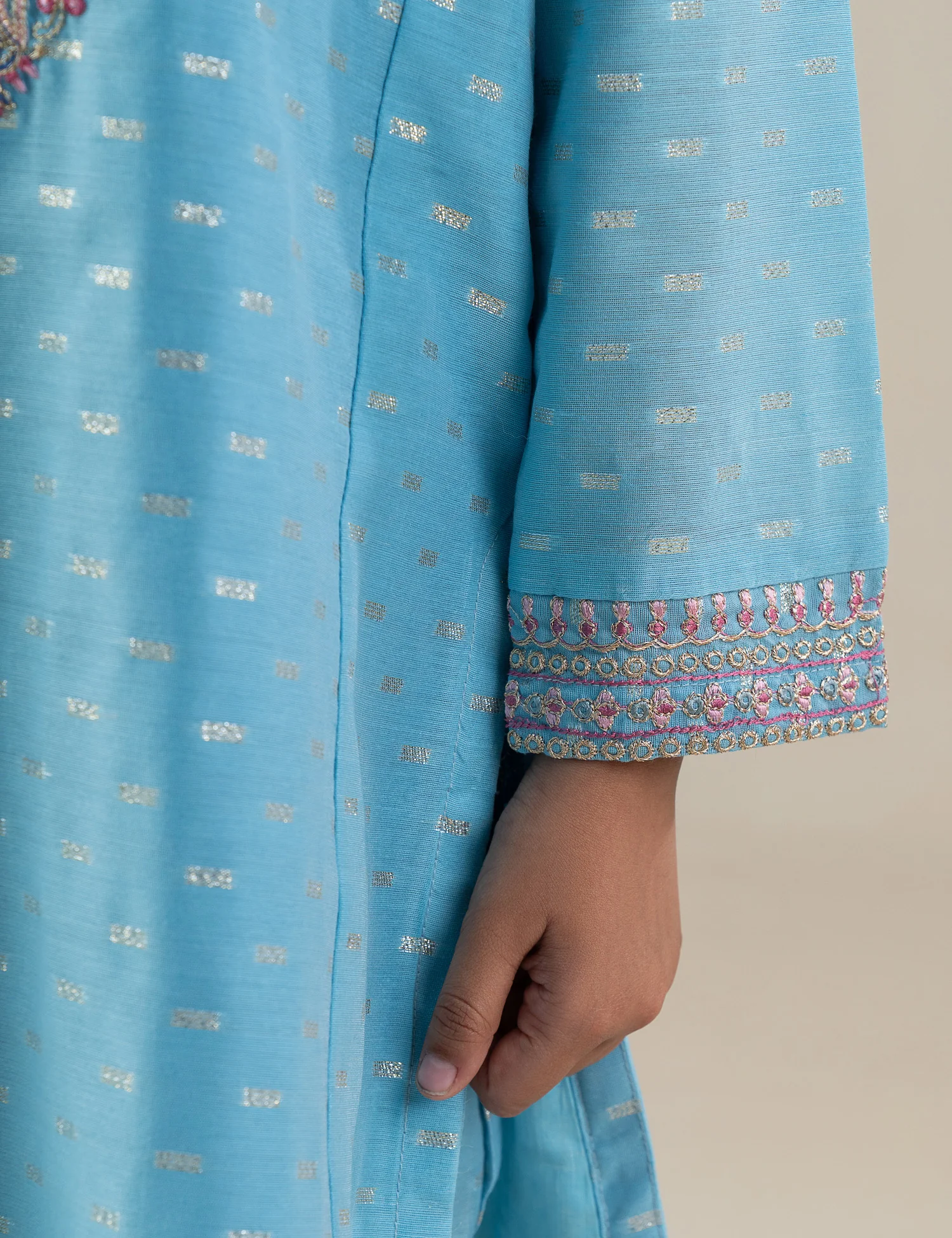 2 PIECE ETHNIC EMBROIDERED SUIT - Image 3