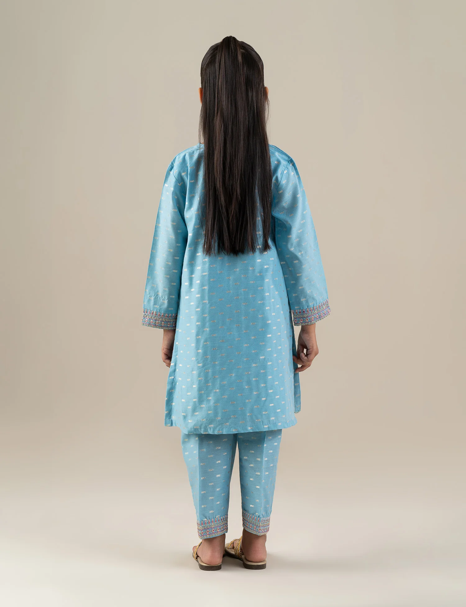 2 PIECE ETHNIC EMBROIDERED SUIT - Image 5