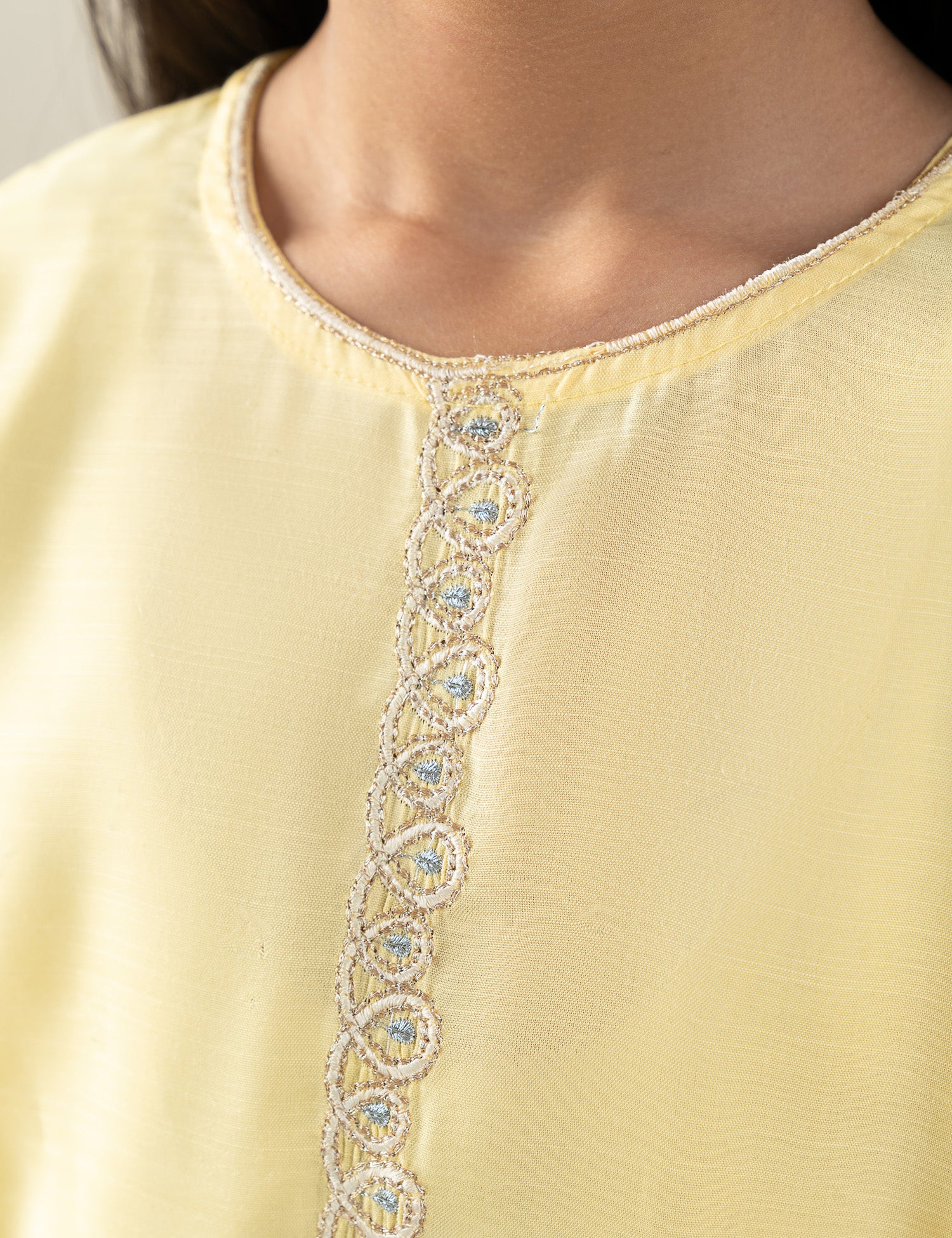 2 PIECE MULTI EMBROIDERED SUIT - Image 2