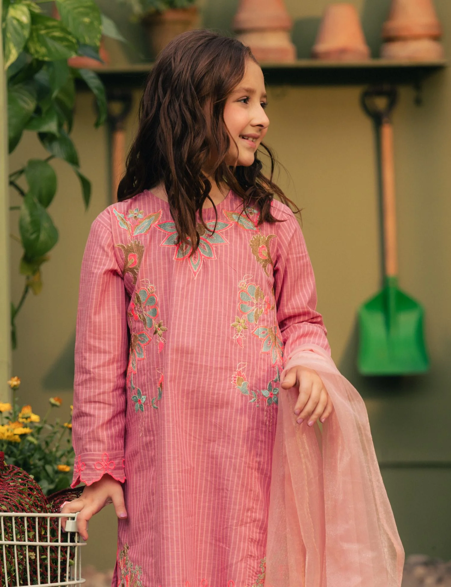 2 PIECE VIBRANT EMBROIDERED SUIT - Image 2