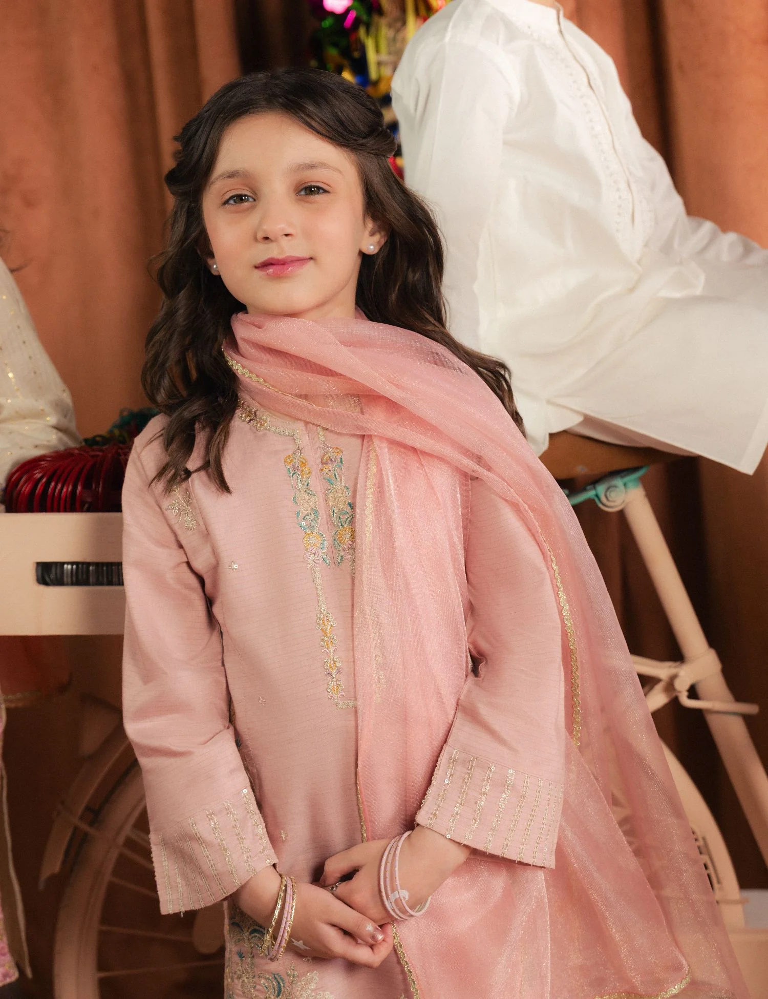 2 PIECE ETHNIC EMBROIDERED SUIT - Image 2