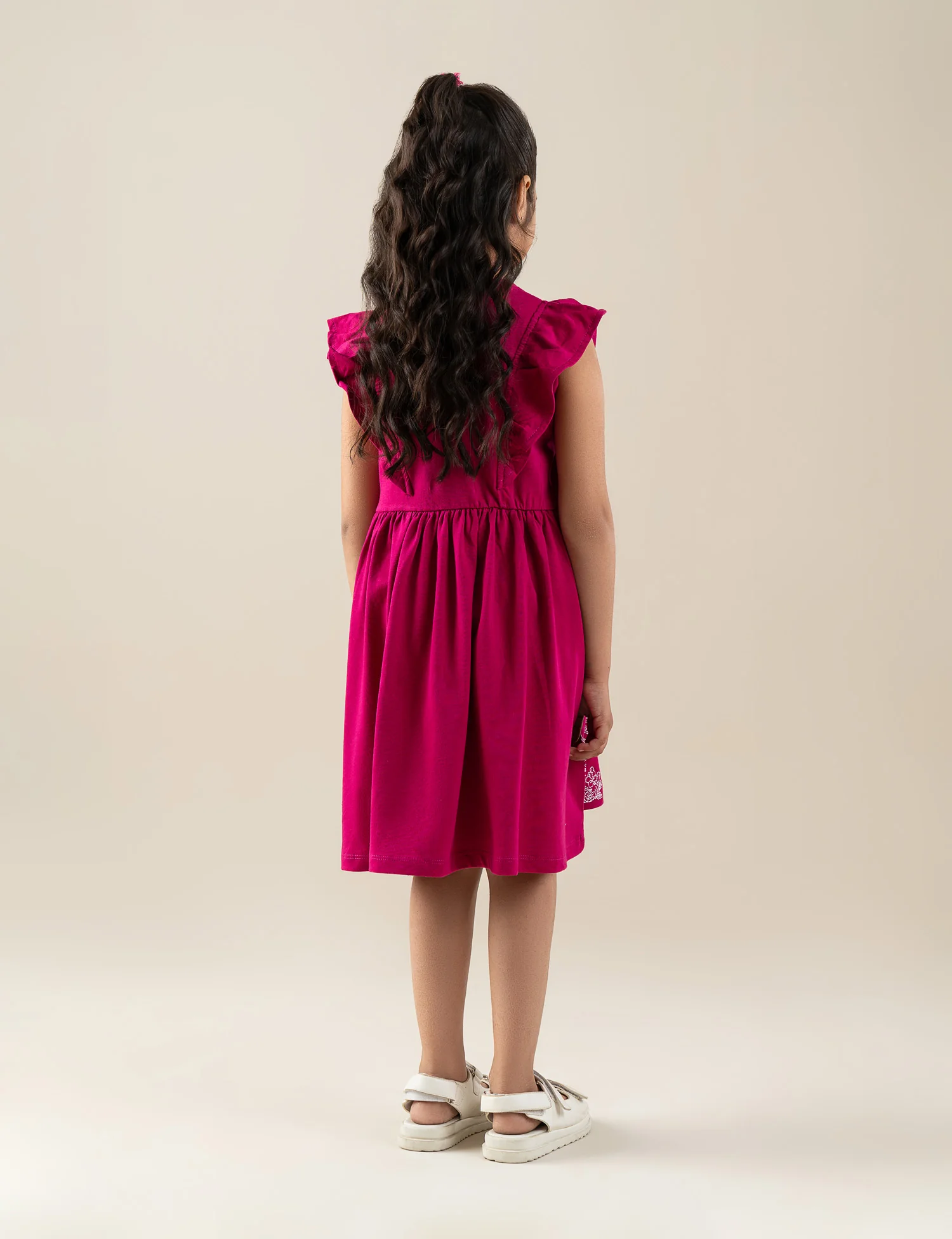 PALM TREE EMBROIDERED DRESS - Image 5