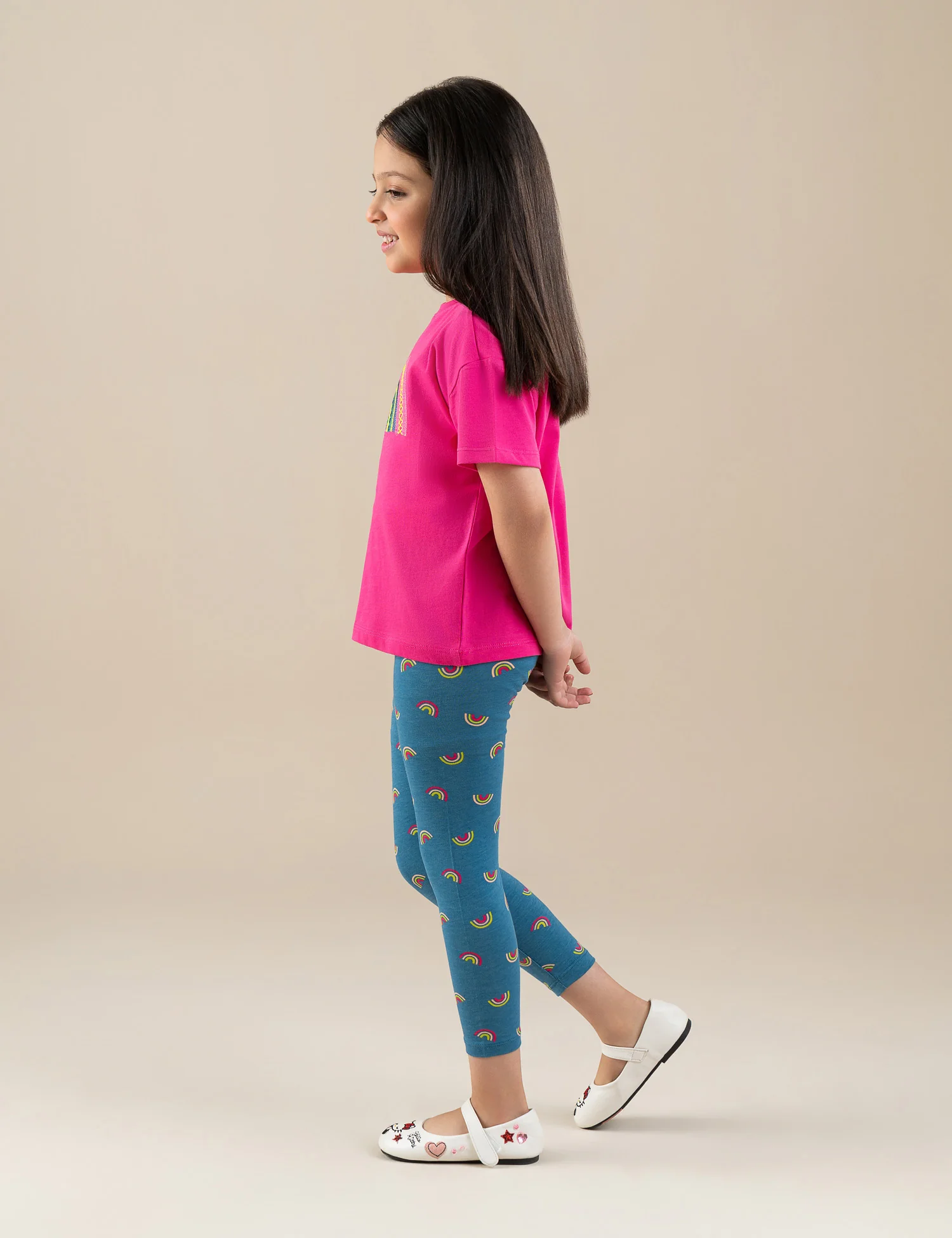 2 PIECE RAINBOW EMBROIDERED SUIT - Image 5