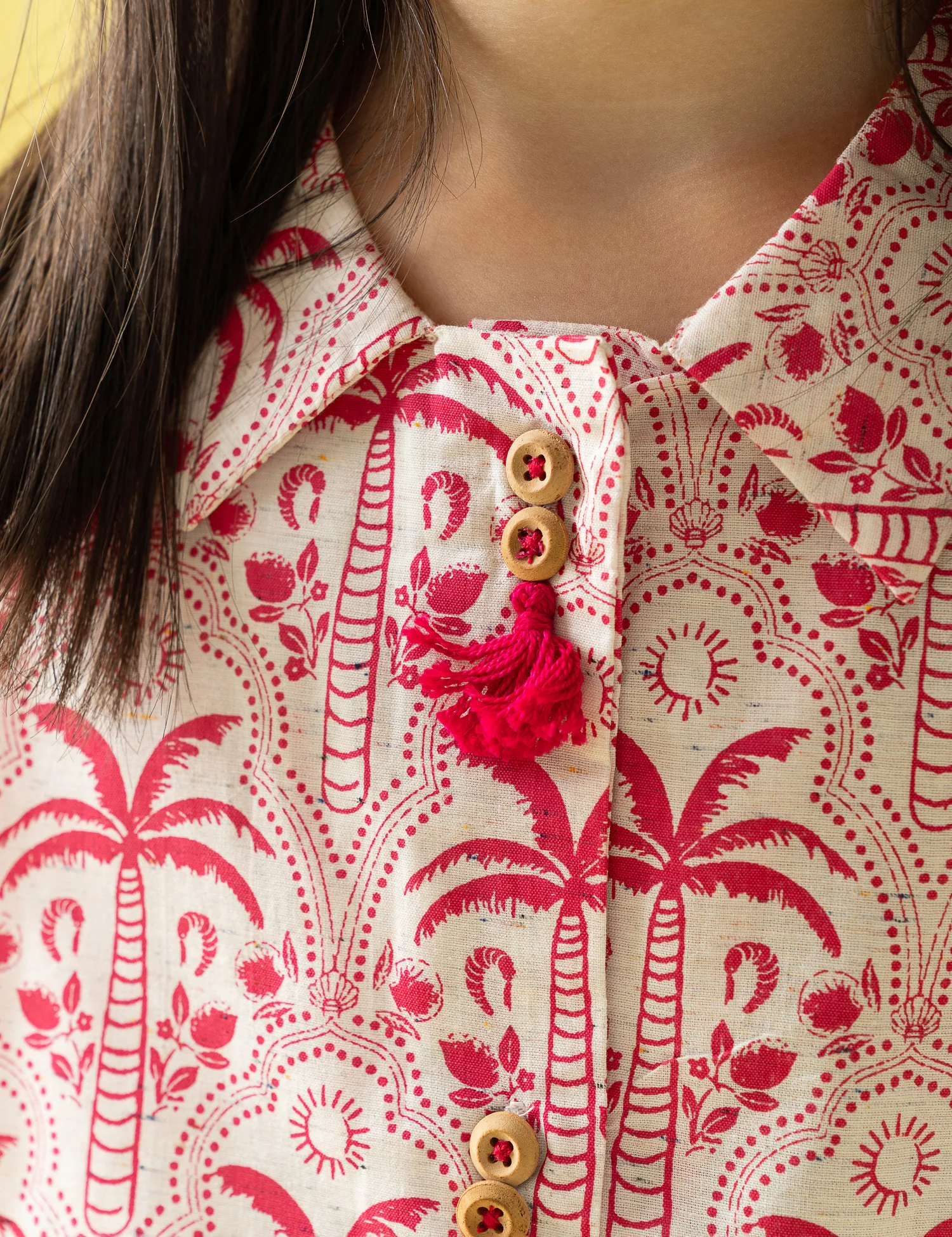 2 PIECE PALM TREE PRINTED SUIT - Image 2