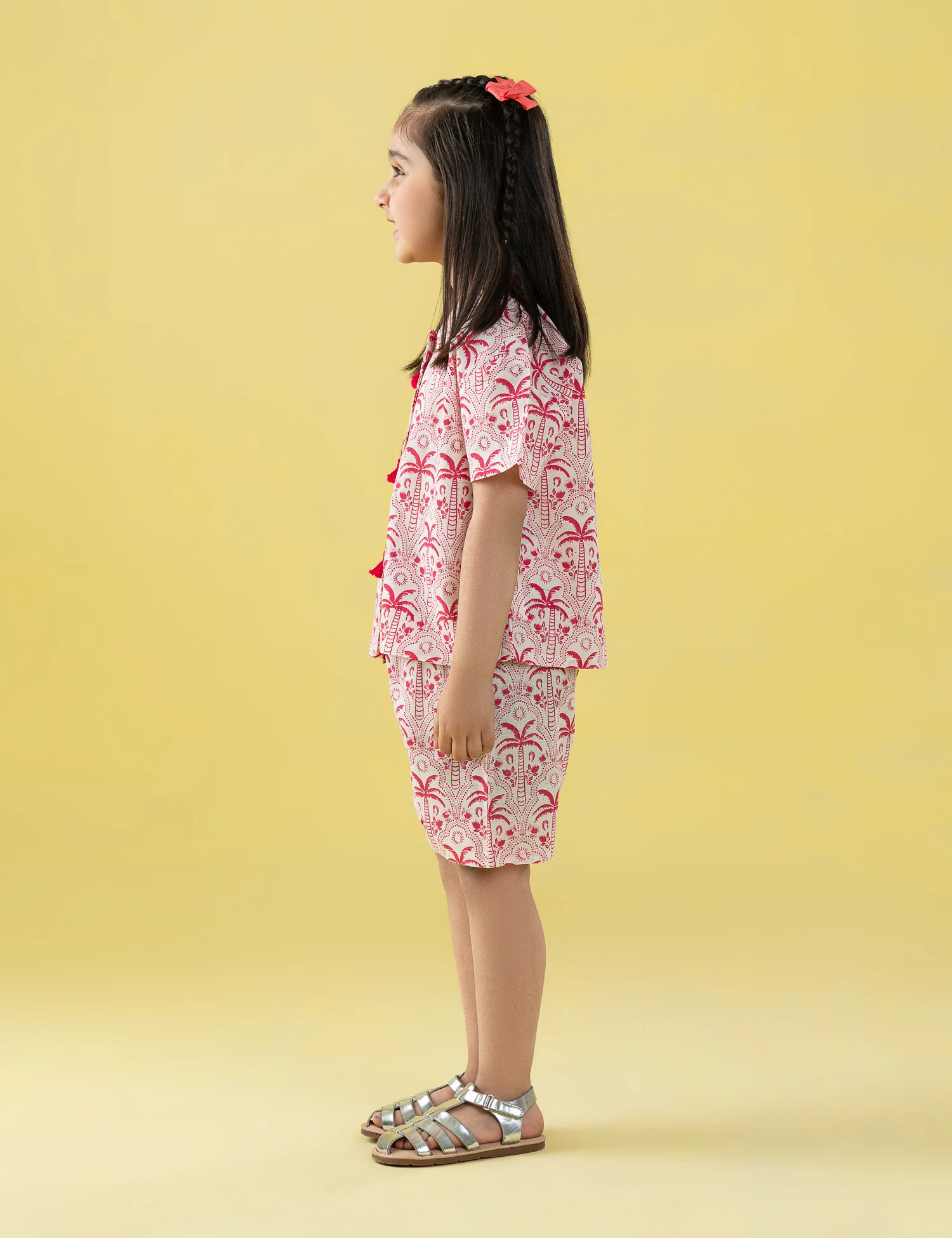 2 PIECE PALM TREE PRINTED SUIT - Image 3