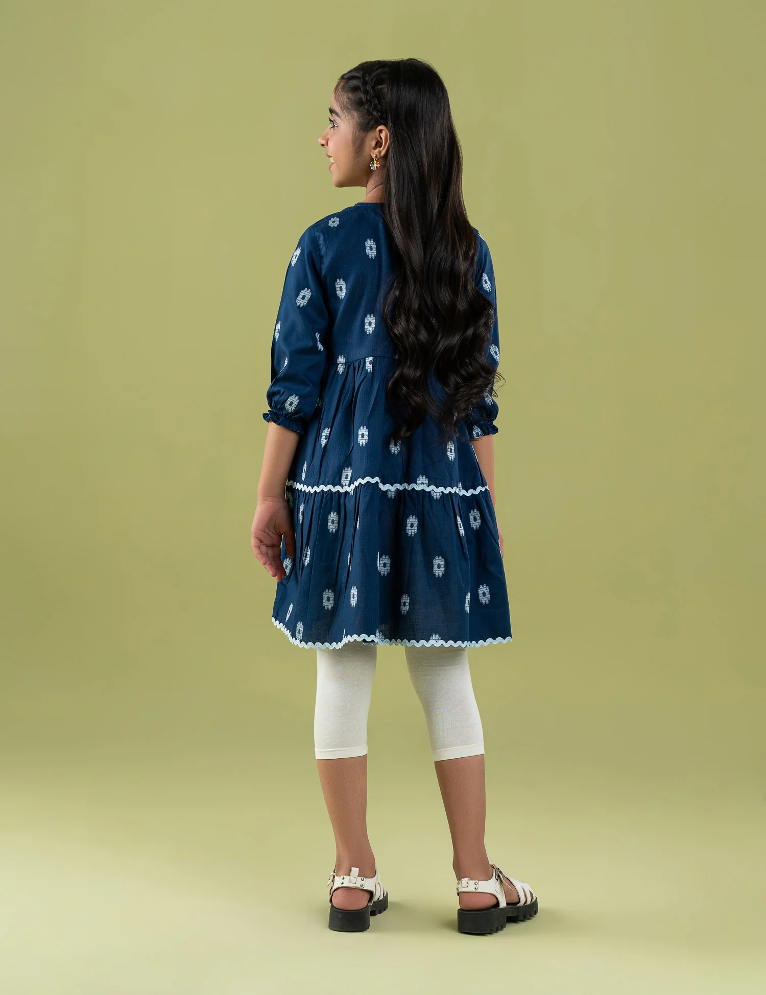 PRINTED EMBELLISHED DRESS - Image 6