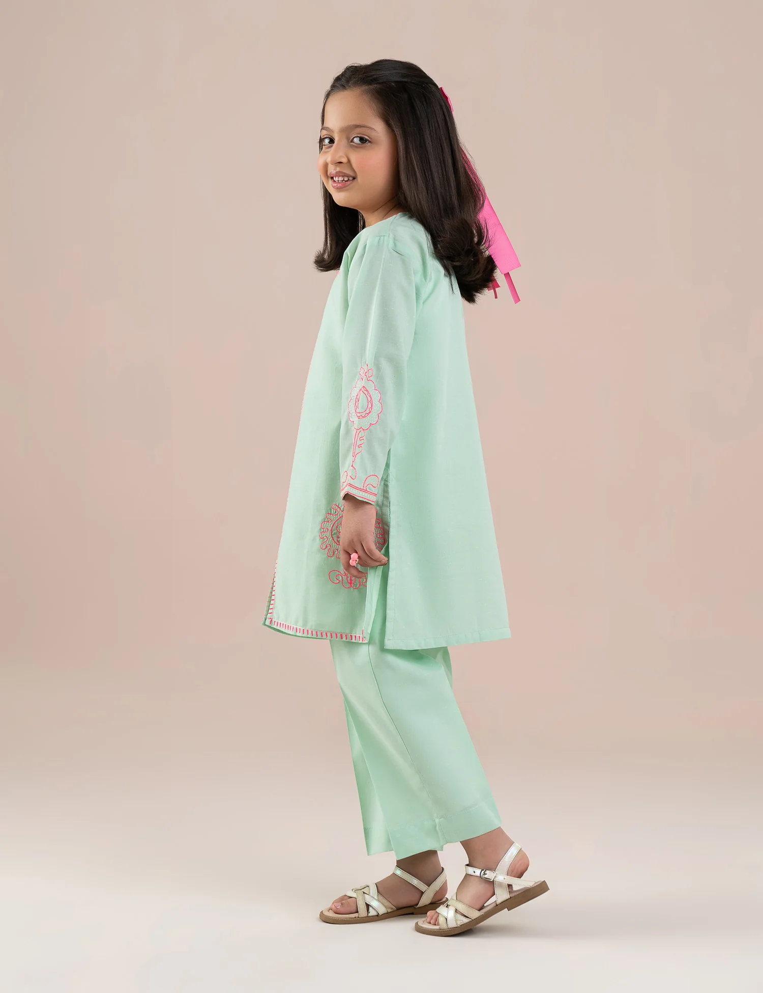 2 PIECE EMBROIDERED SUIT - Image 4