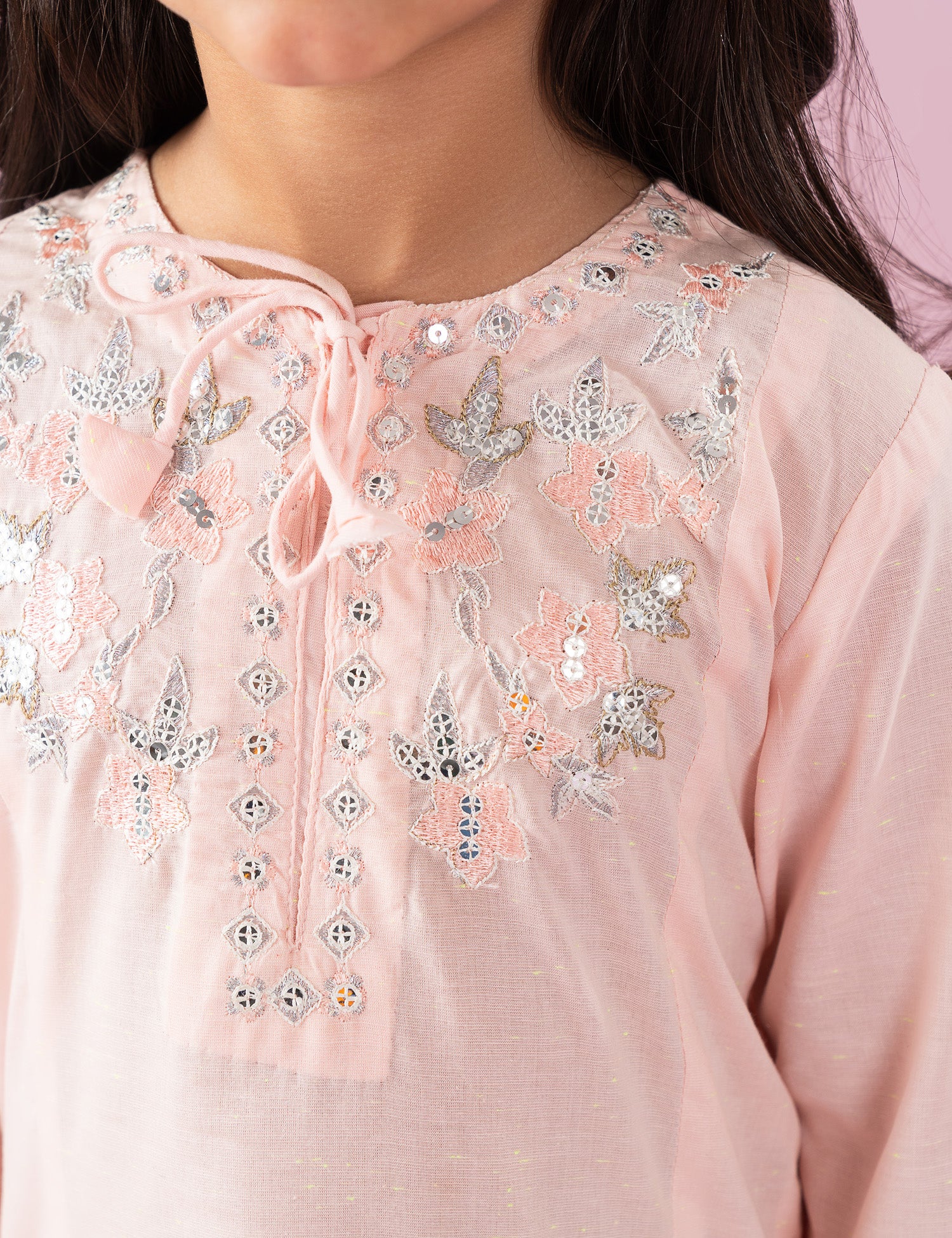 2 PIECE SEQUIN EMBROIDERED SUIT - Image 3