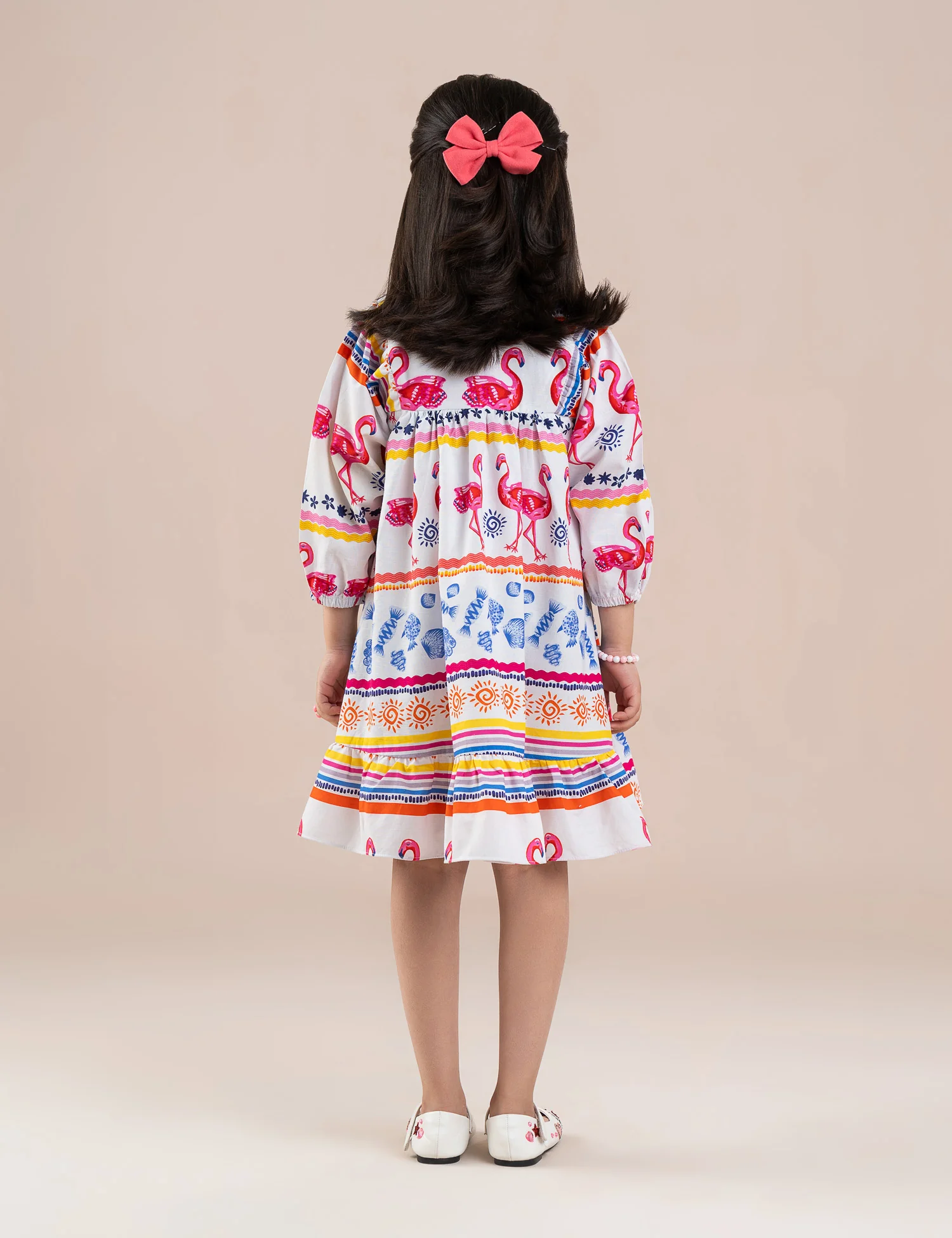 FLAMINGO PRINTED DRESS - Image 5