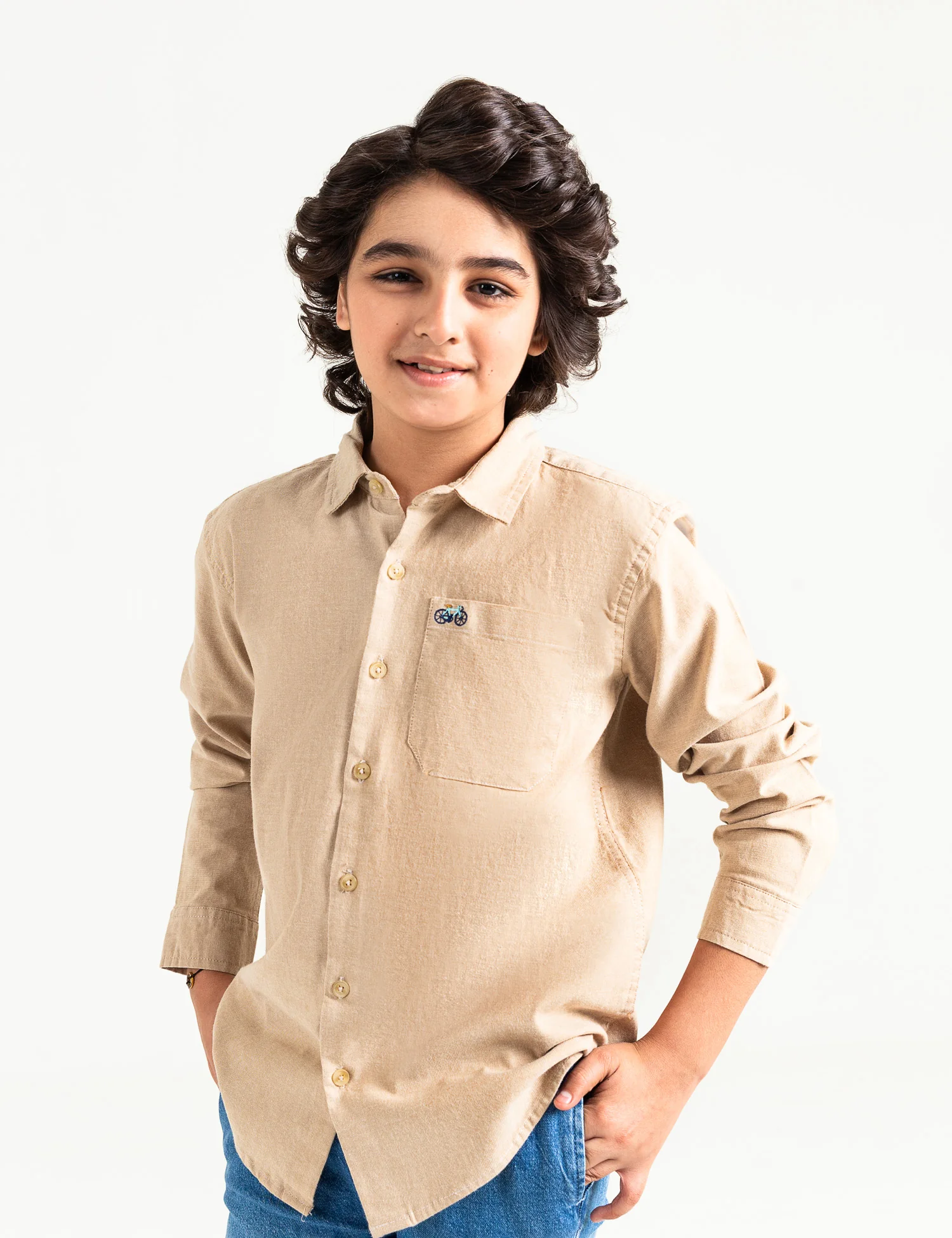 STYLISED BUTTON DOWN SHIRT - Image 2