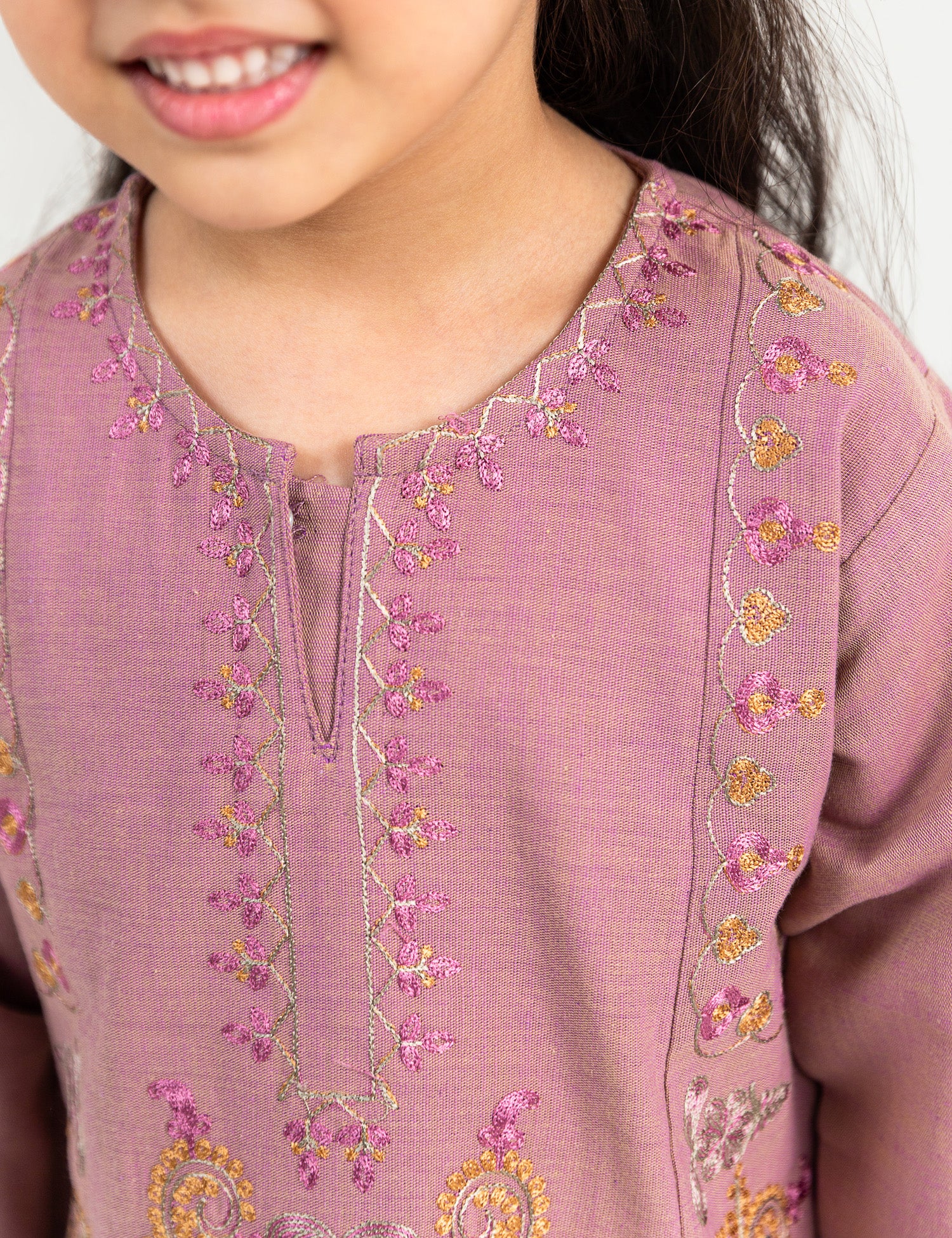 2 PIECE ETHNIC EMBROIDERED SUIT - Image 2