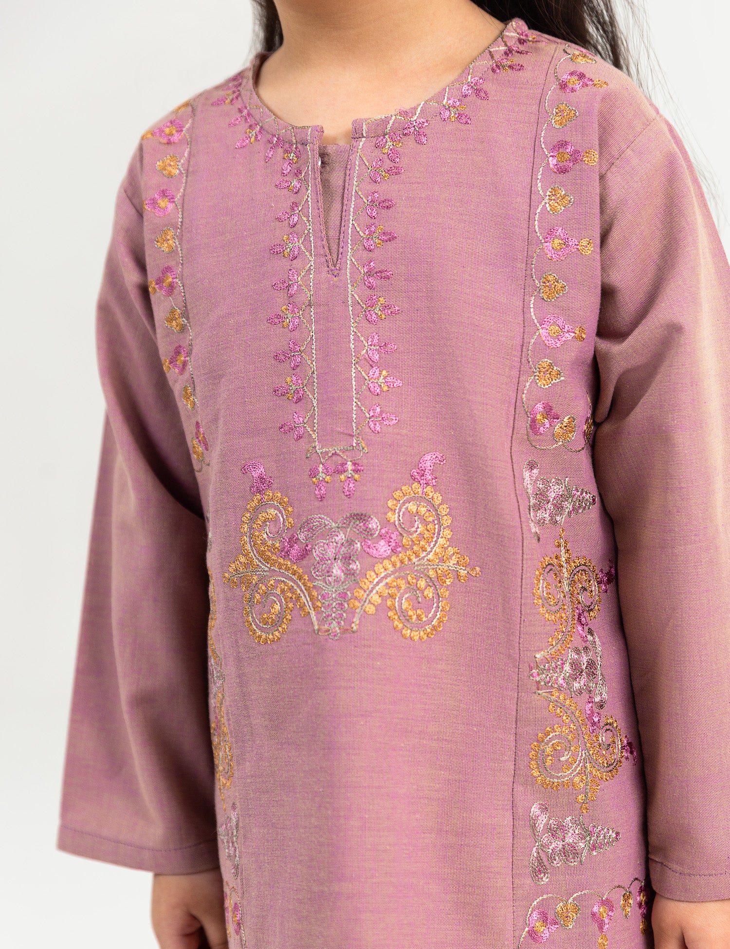 2 PIECE ETHNIC EMBROIDERED SUIT - Image 3