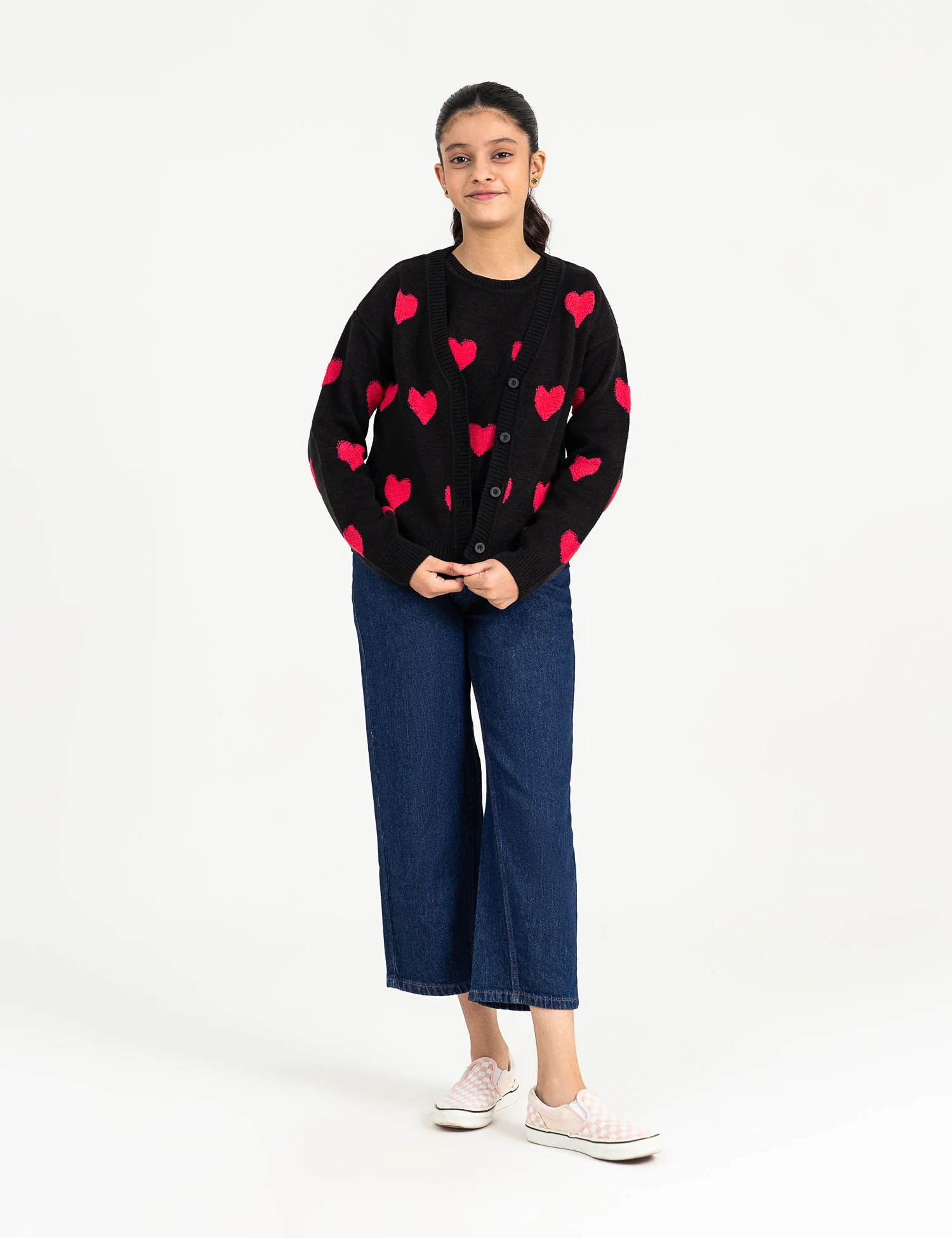 HEART KNITTED CARDIGAN - Image 3