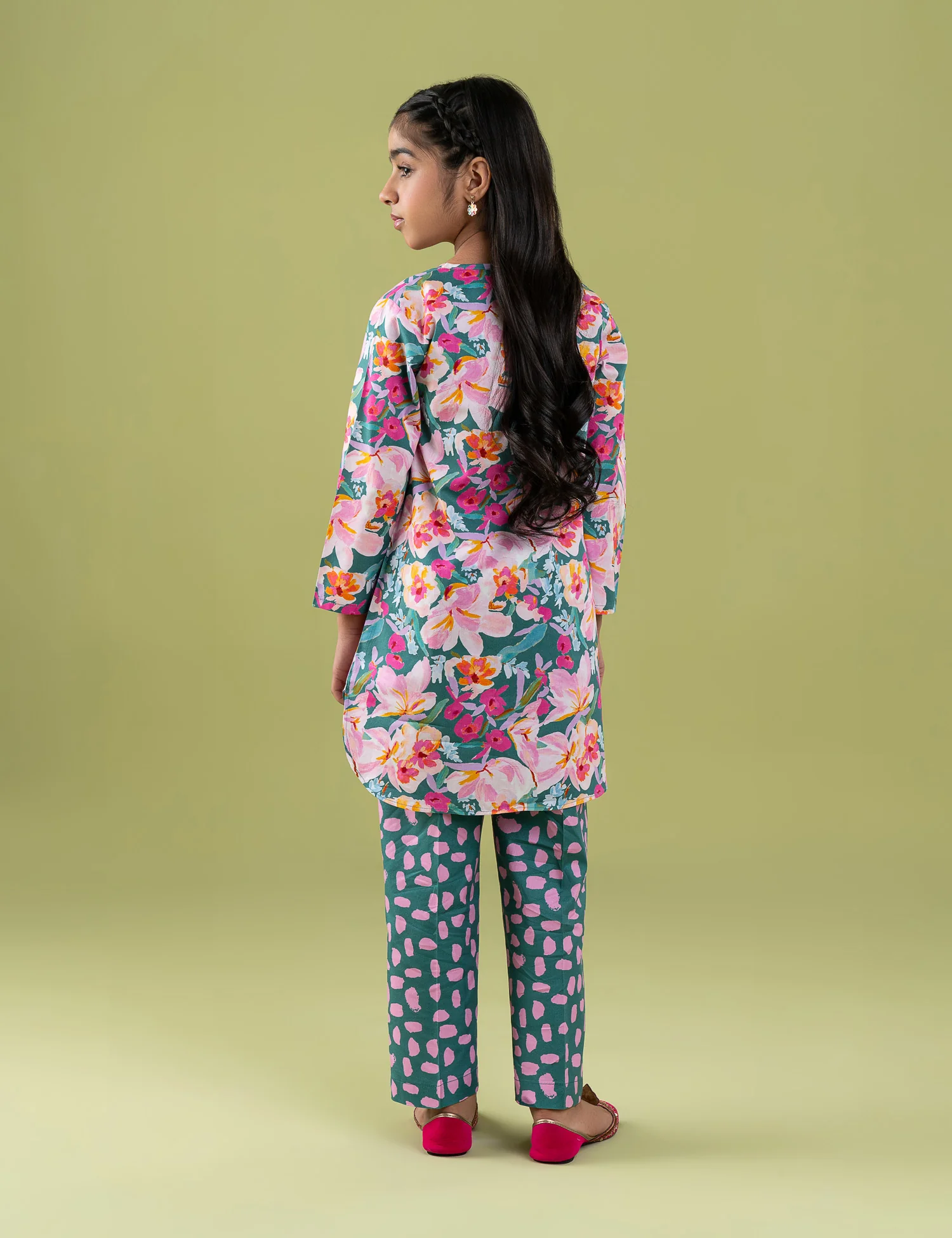 2 PIECE FLORAL PRINTED SUIT - Image 5