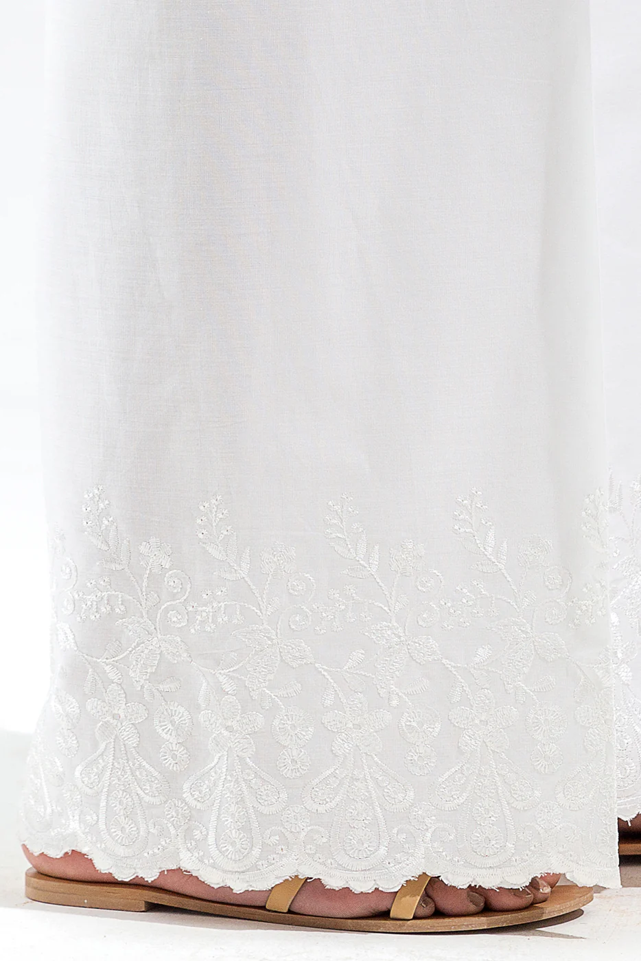 EMBROIDERED CULOTTE PANTS - Image 2