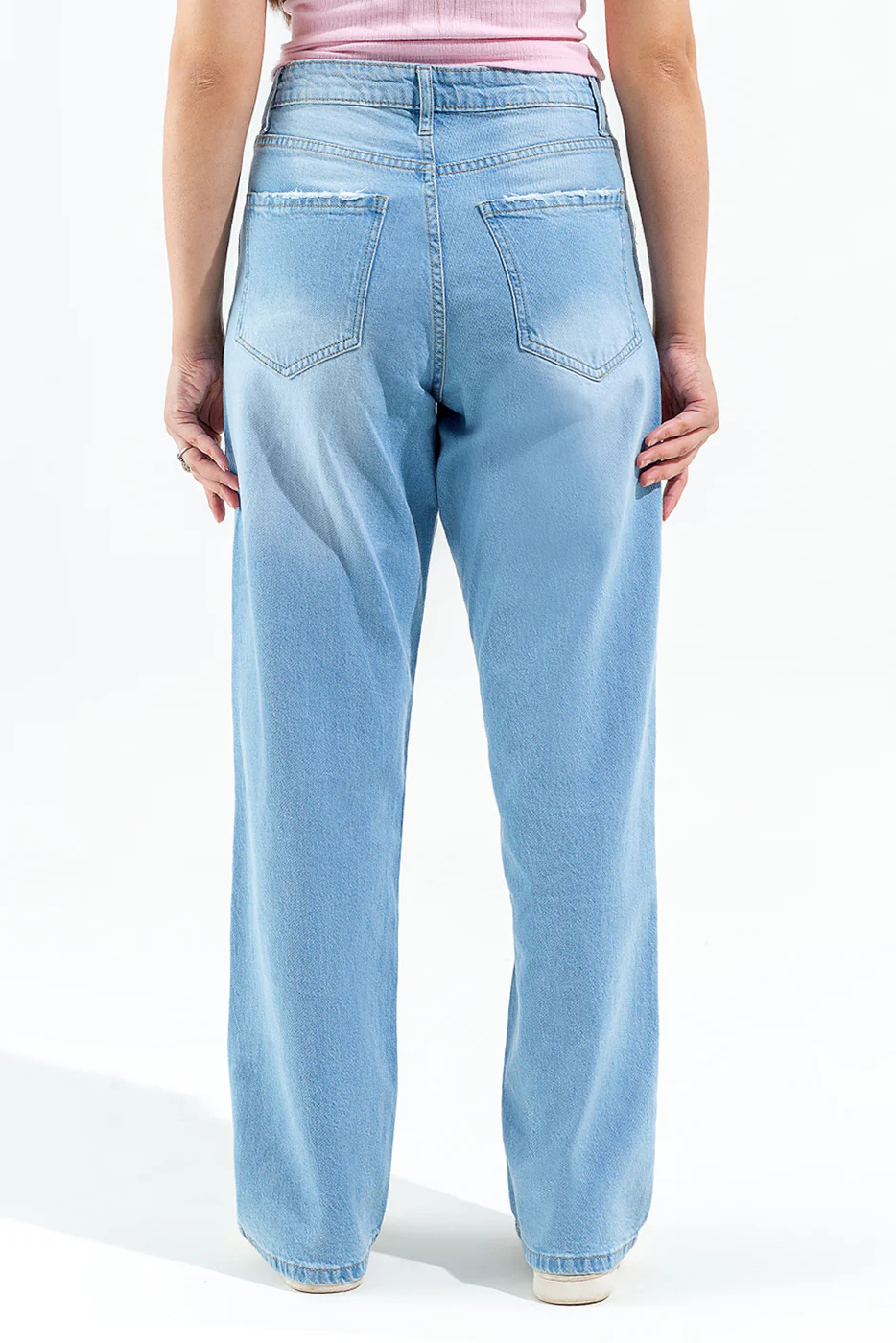 HIGH-RISE WIDE LEG JEANS - Image 4