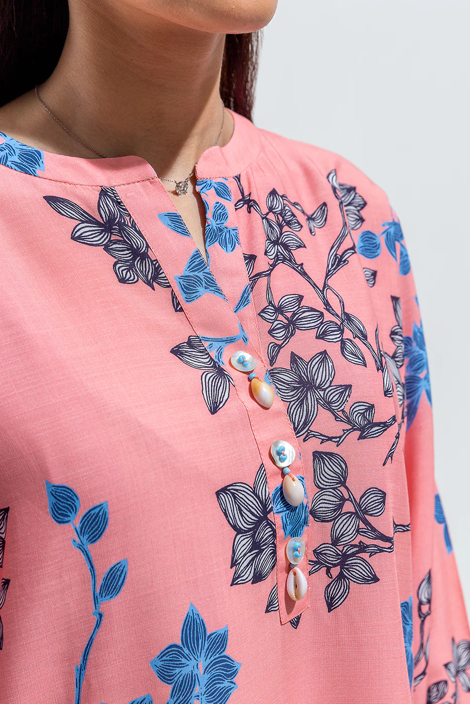PRINTED VISCOSE SHIRT (PRET) - Image 4