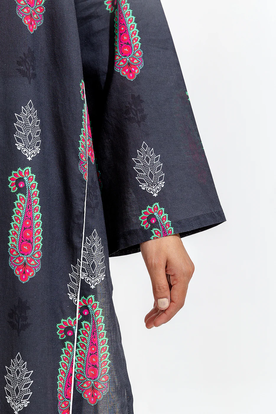 PRINTED LAWN SHIRT (PRET) - Image 3