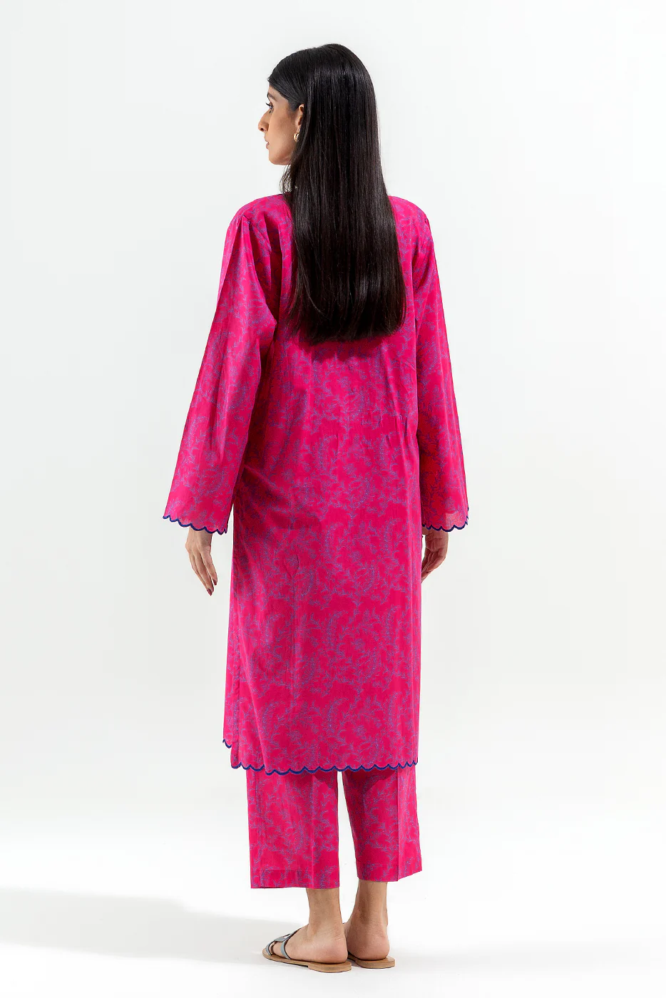 2 PIECE PRINTED LAWN SUIT (PRET) - Image 3
