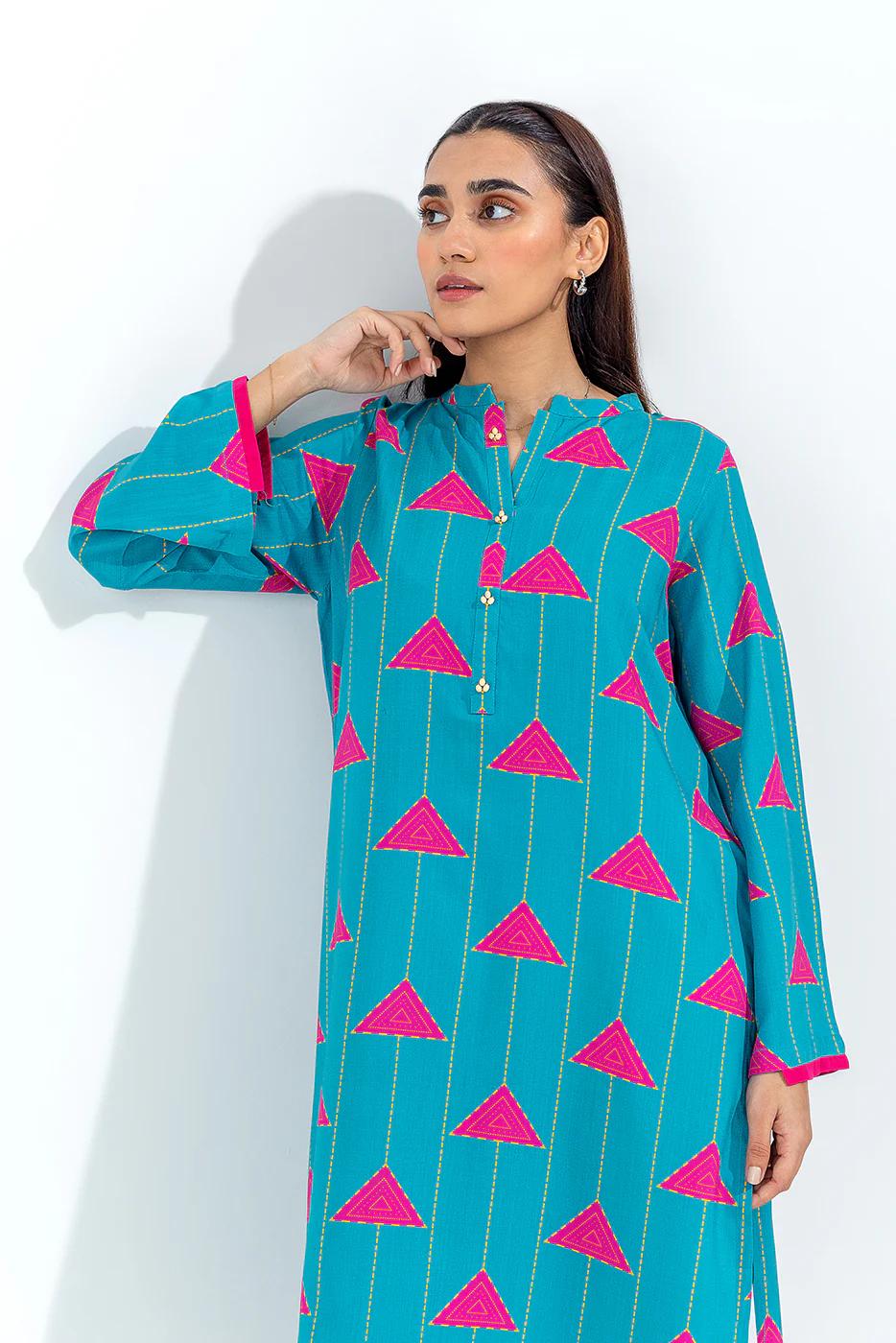 PRINTED VISCOSE SHIRT (PRET) - Image 2