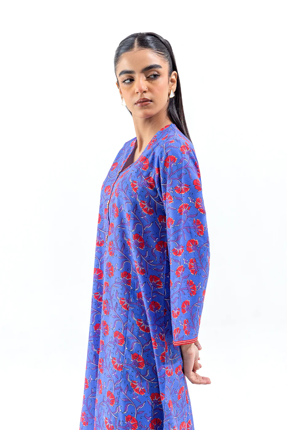 2 PIECE PRINTED LAWN SUIT (PRET) - Image 2