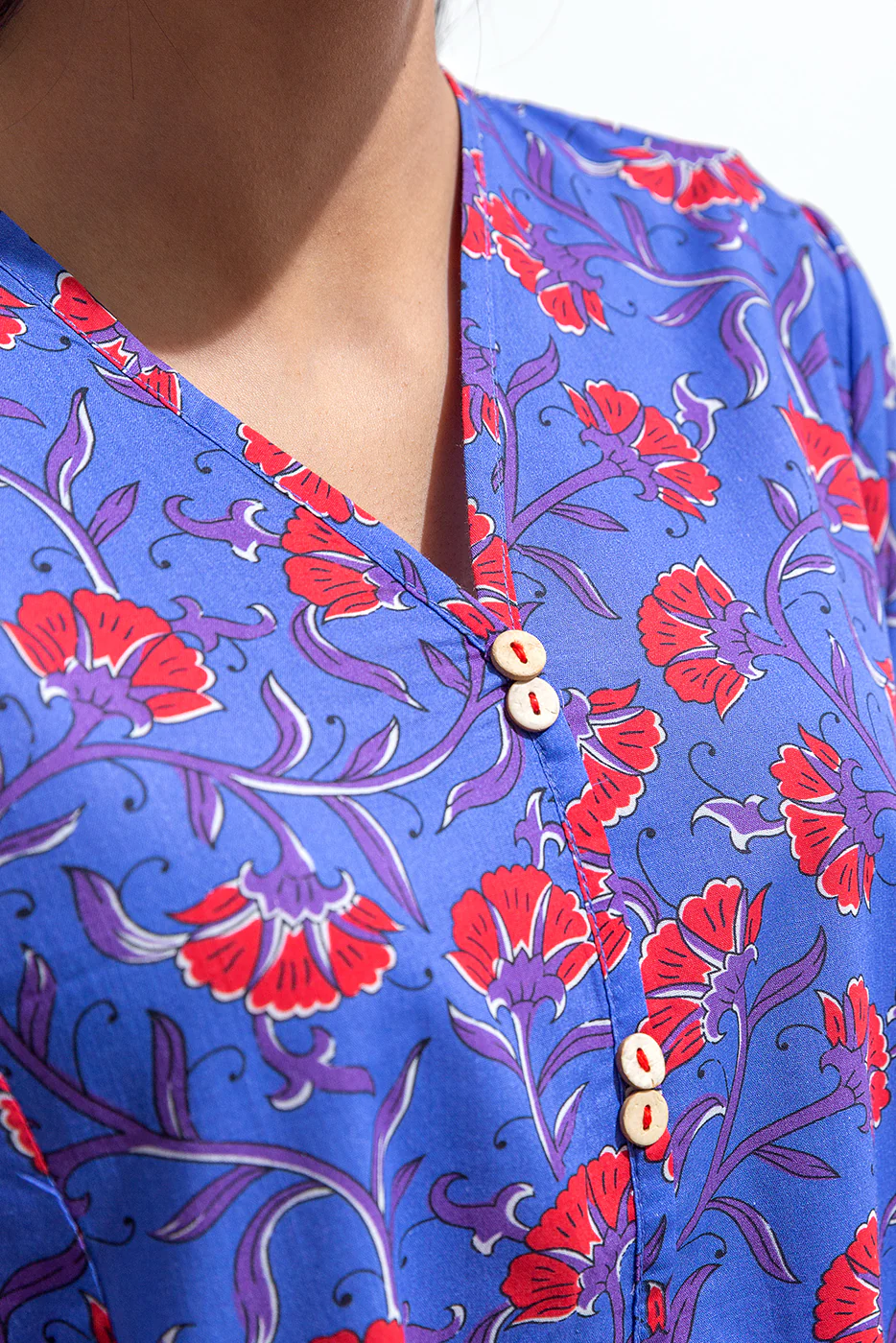 2 PIECE PRINTED LAWN SUIT (PRET) - Image 4