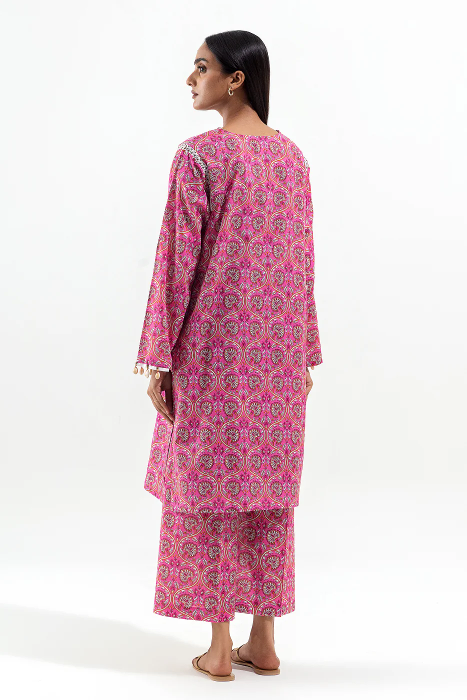 2 PIECE PRINTED LAWN SUIT (PRET) - Image 4
