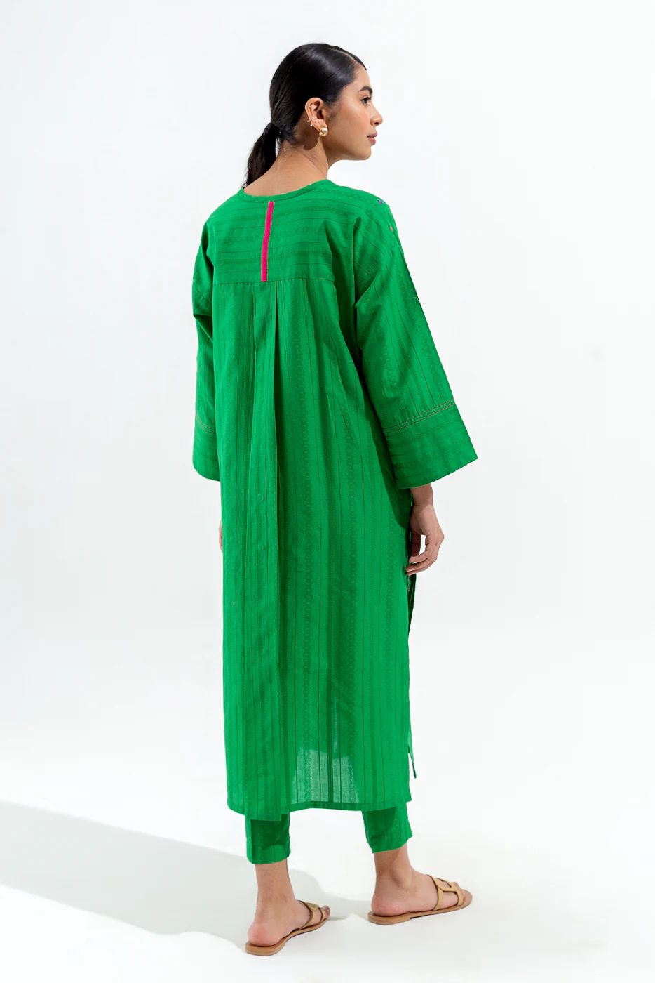 2 PIECE EMBROIDERED BROCIA JACQUARD SUIT (PRET) - Image 3