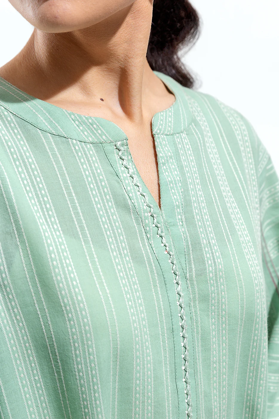 BASIC JACQUARD DOBBY SHIRT (PRET) - Image 4