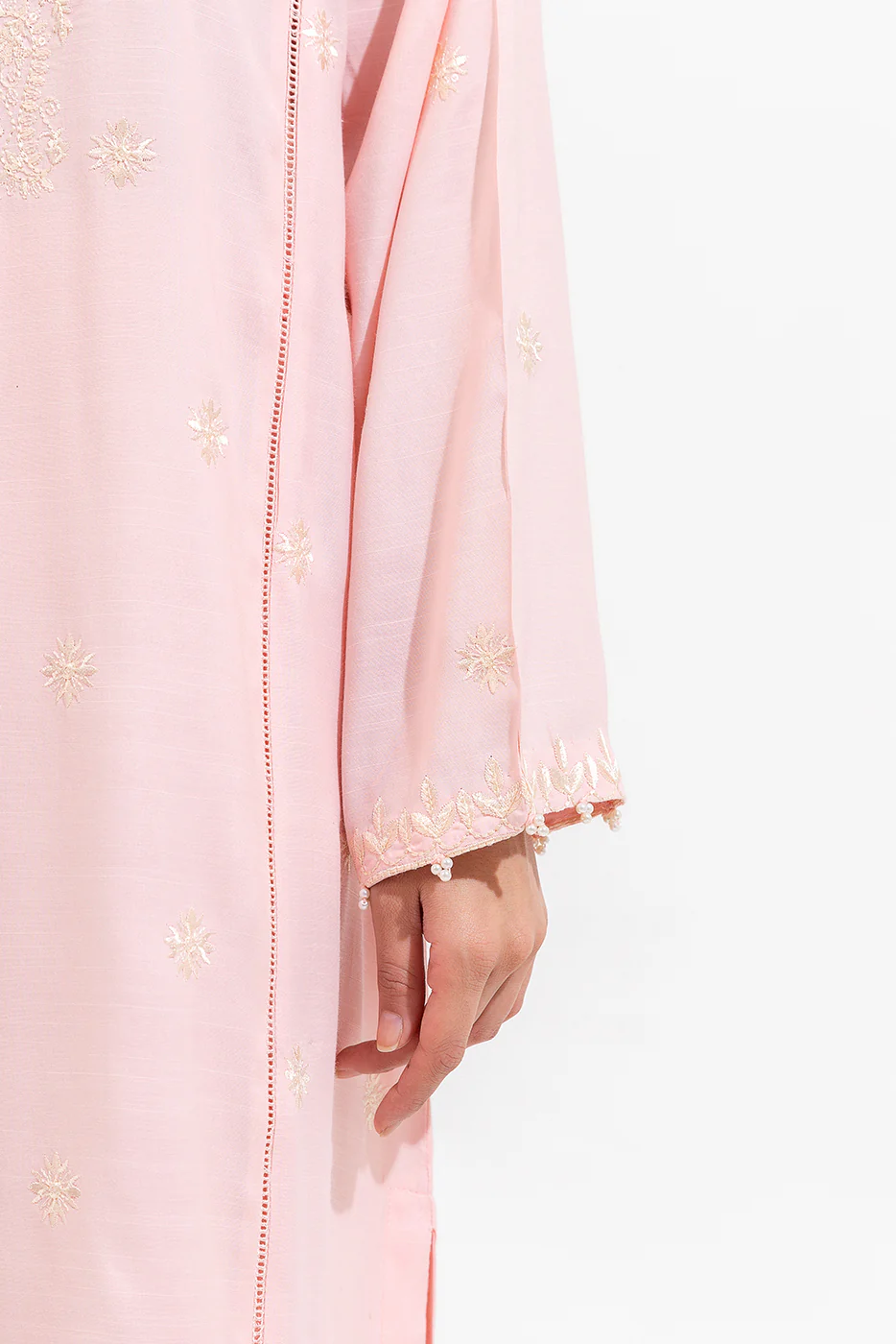3 PIECE EMBROIDERED SILK SUIT (LUXURY-PRET) - Image 6