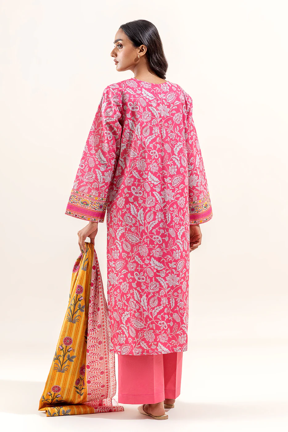 3 PIECE PRINTED LAWN SUIT-FLORENCE FLORA (UNSTITCHED) - Image 7
