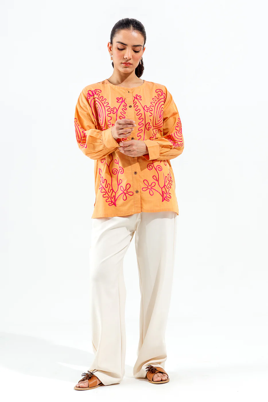 EMBROIDERED FUSION TOP (PRET) - Image 2