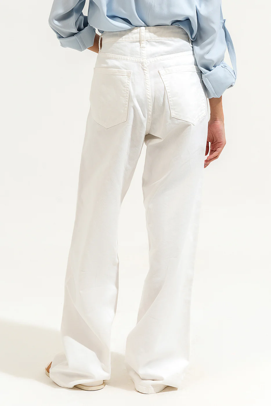 HIGH WAIST WIDE LEG JEANS - Image 4