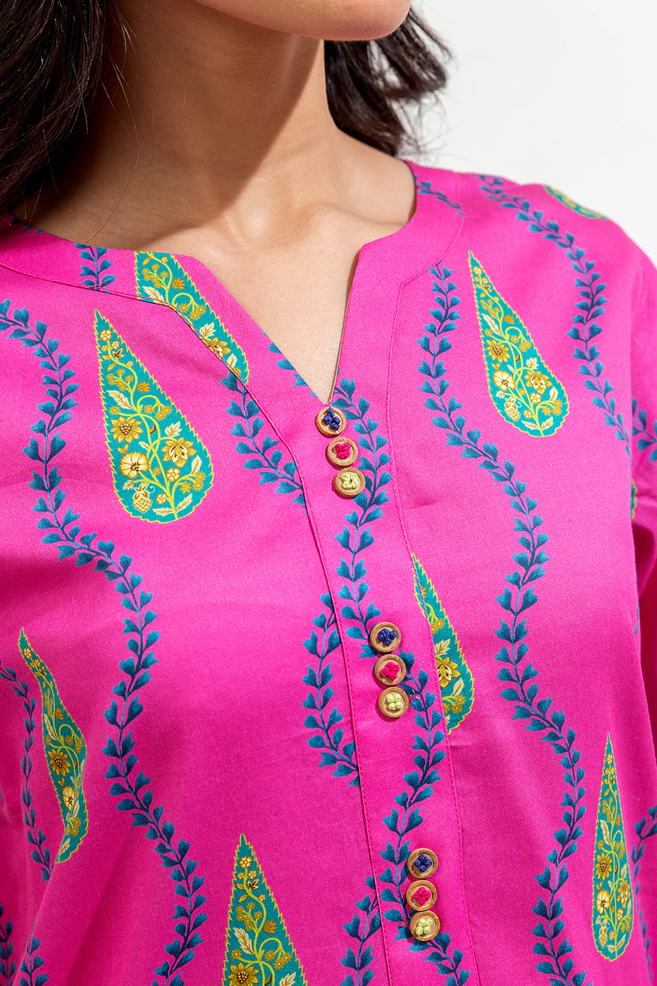 2 PIECE PRINTED PREMIUM LAWN SUIT (PRET) - Image 5