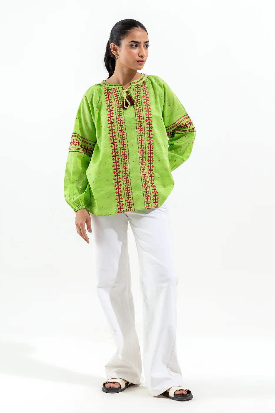 EMBROIDERED FUSION TOP (PRET) - Image 2
