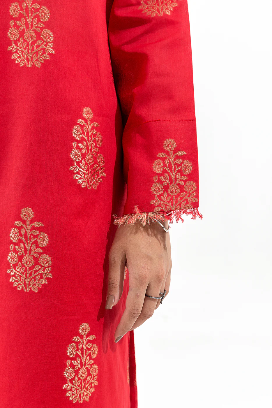 2 PIECE BASIC JACQUARD SUIT (LUXURY-PRET) - Image 5