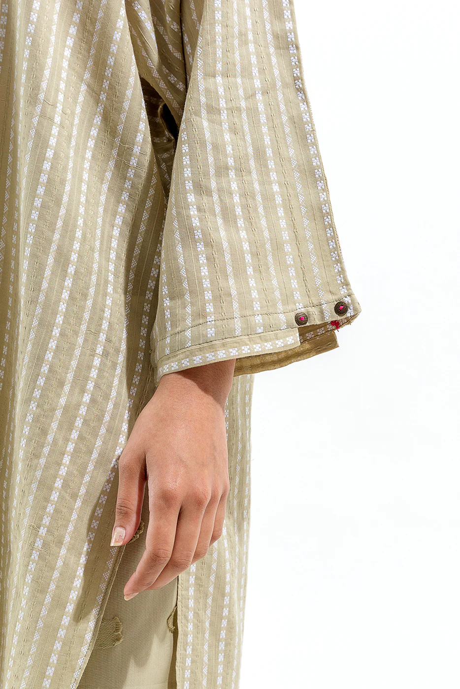 2 PIECE BASIC JACQUARD SUIT (PRET) - Image 4
