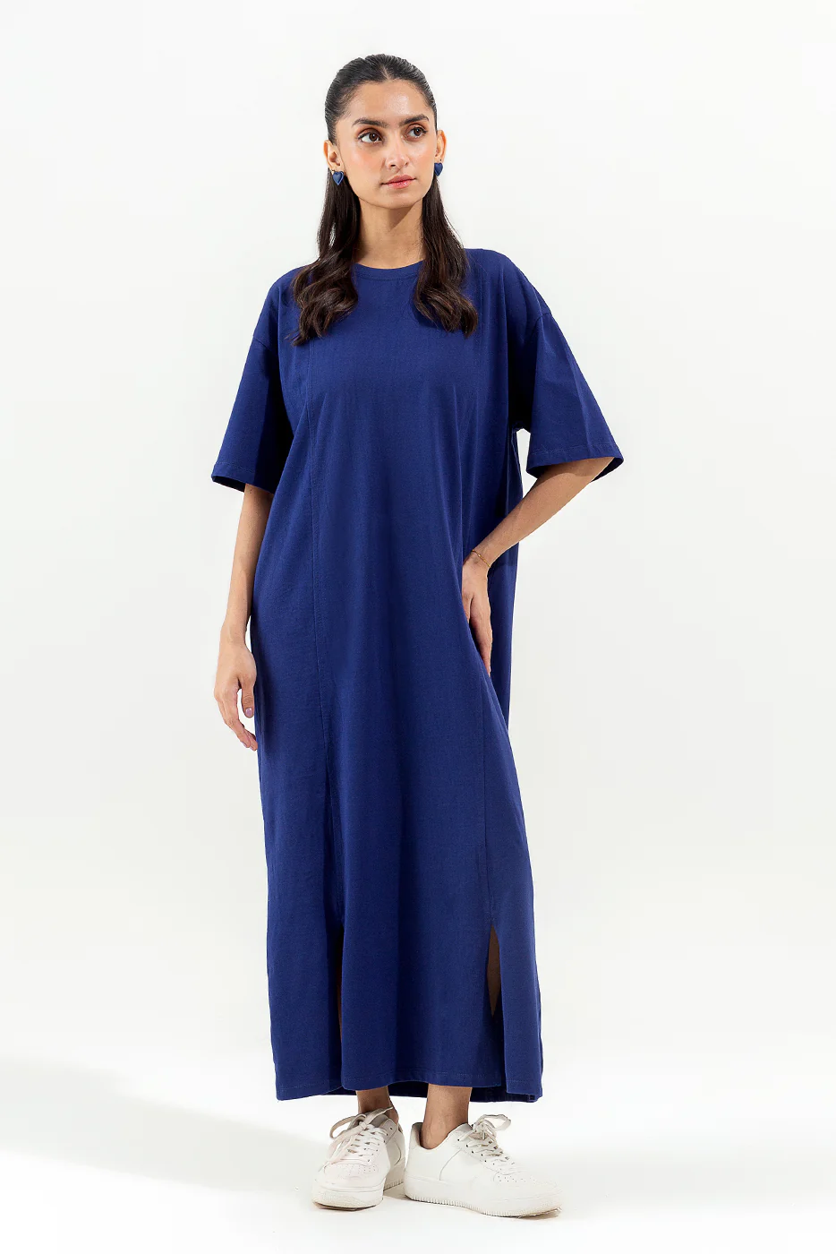 NAVY T-SHIRT DRESS - Image 3