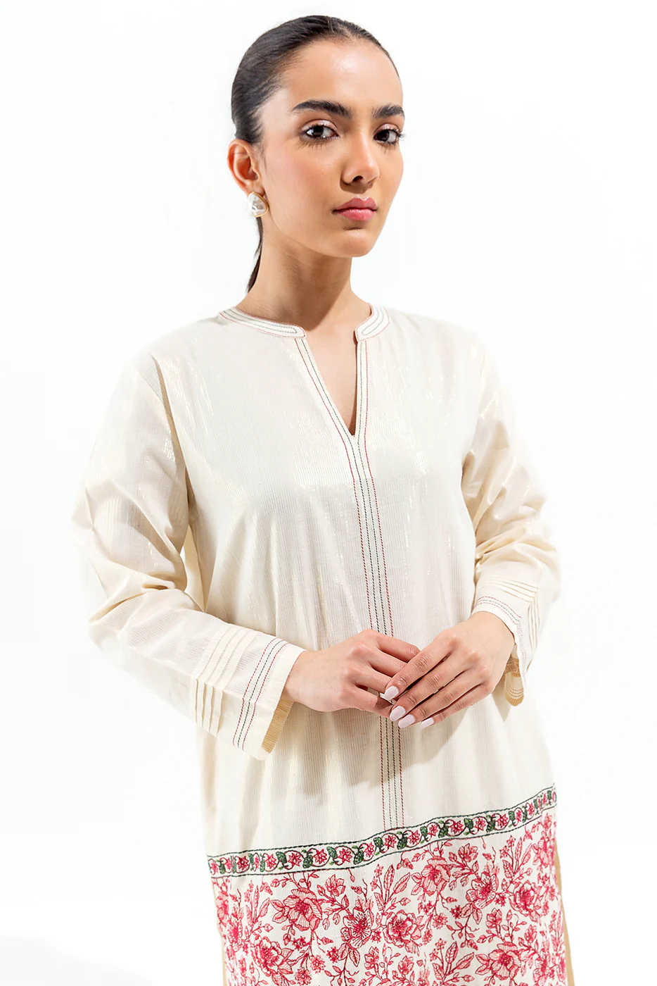 2 PIECE EMBROIDERED MISSOURI LAWN SUIT (LUXURY PRET) - Image 2