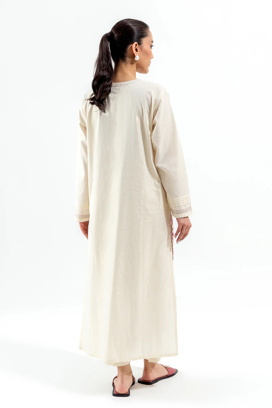 2 PIECE EMBROIDERED MISSOURI LAWN SUIT (LUXURY PRET) - Image 4