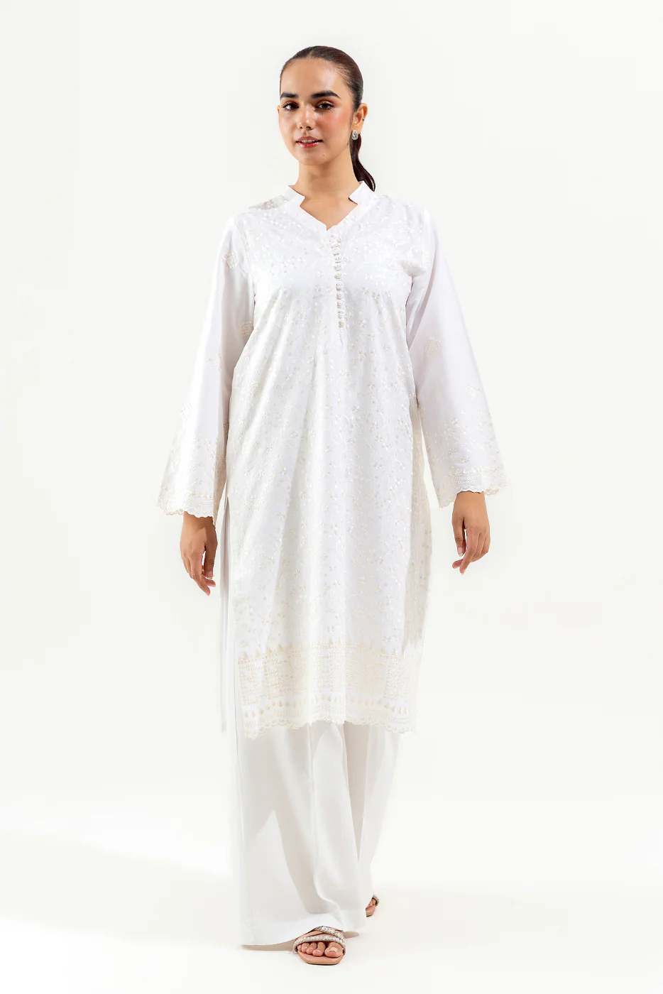 EMBROIDERED LAWN SHIRT (PRET) - Image 2