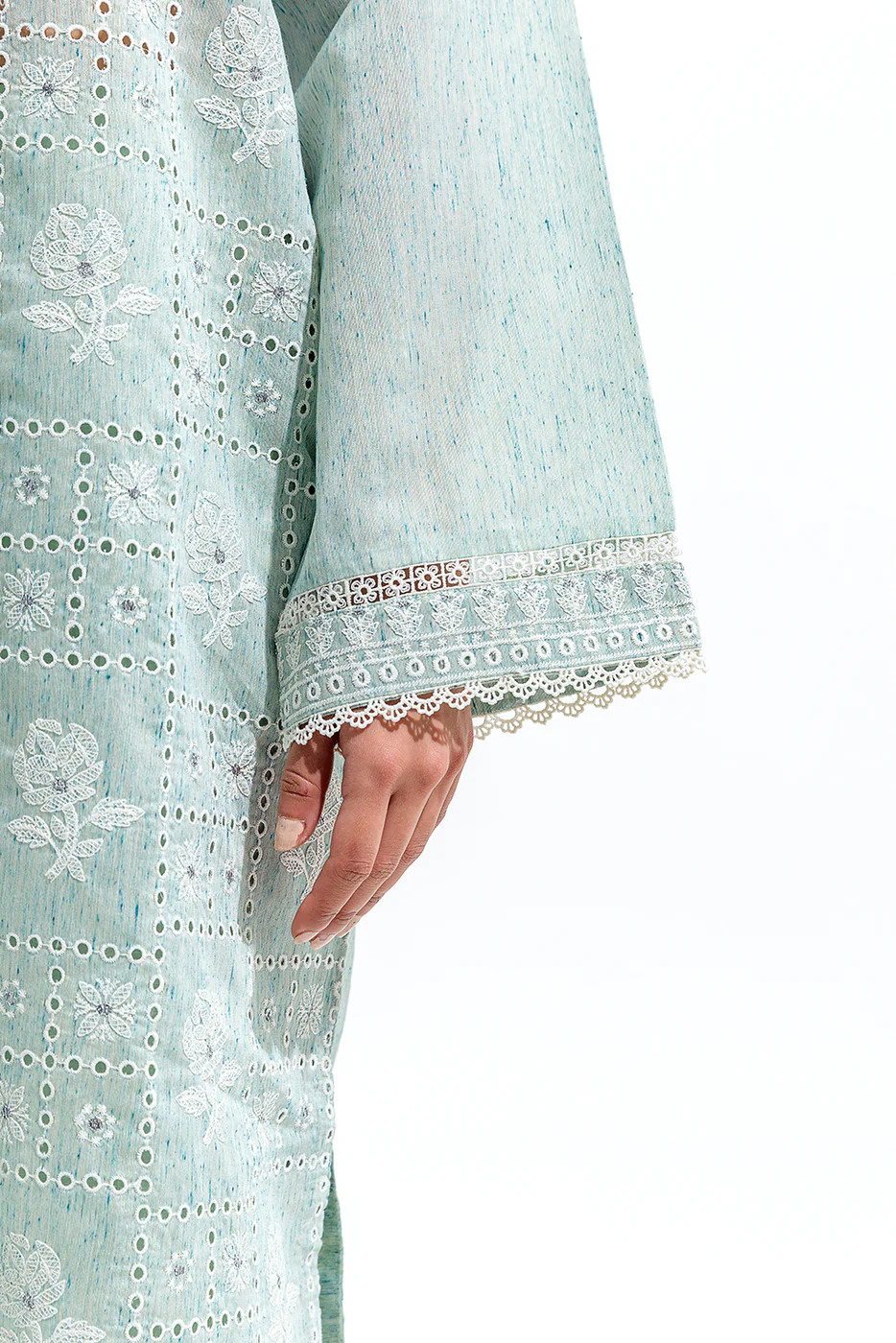 2 PIECE EMBROIDERED FANCY NEPS SUIT (LUXURY PRET) - Image 3