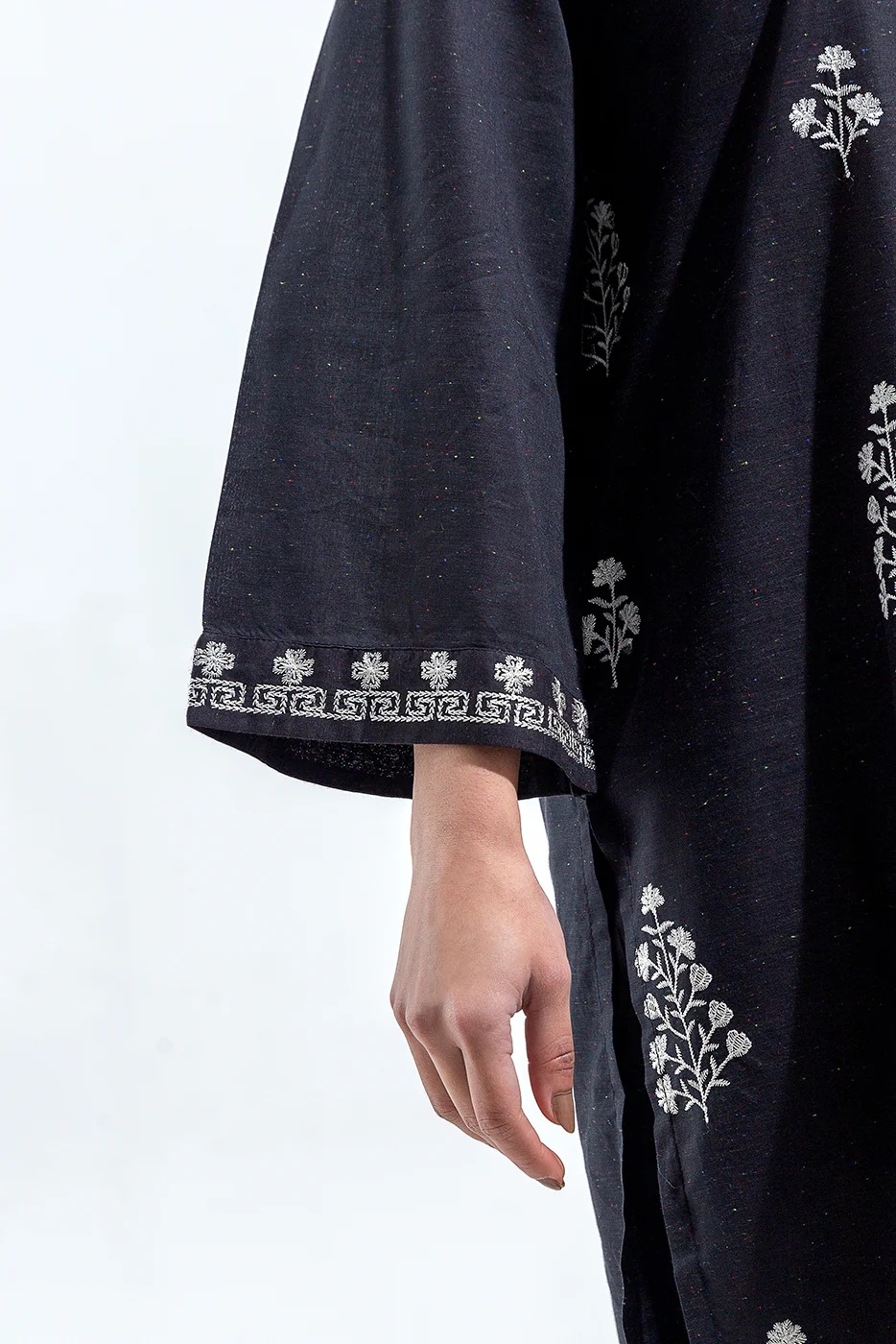 EMBROIDERED MULTI NEPS SHIRT (PRET) - Image 2