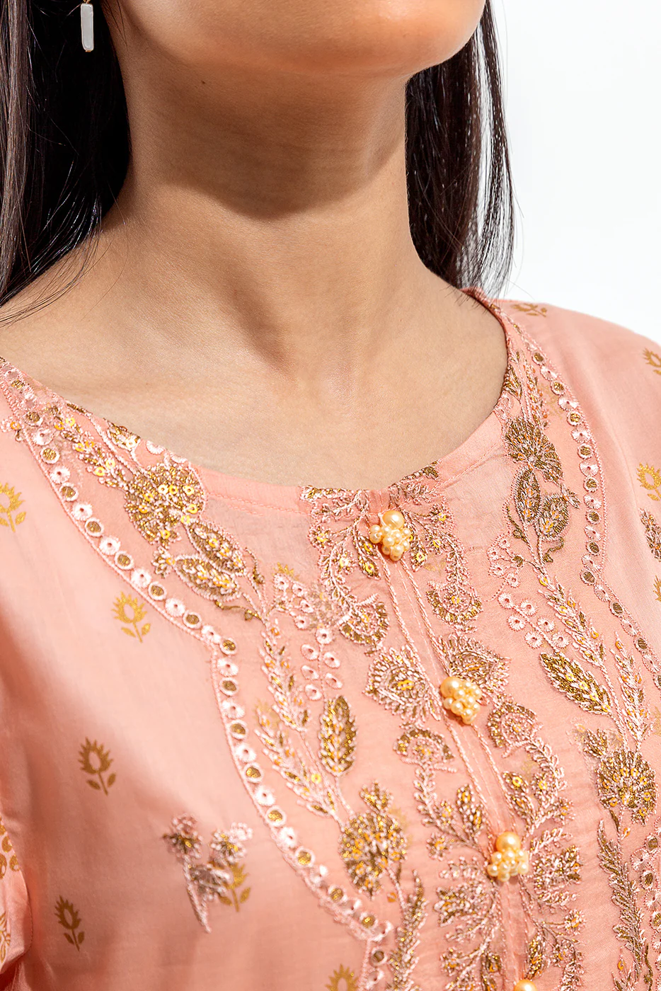 3 PIECE LAWN SUIT (LUXURY PRET) - Image 3