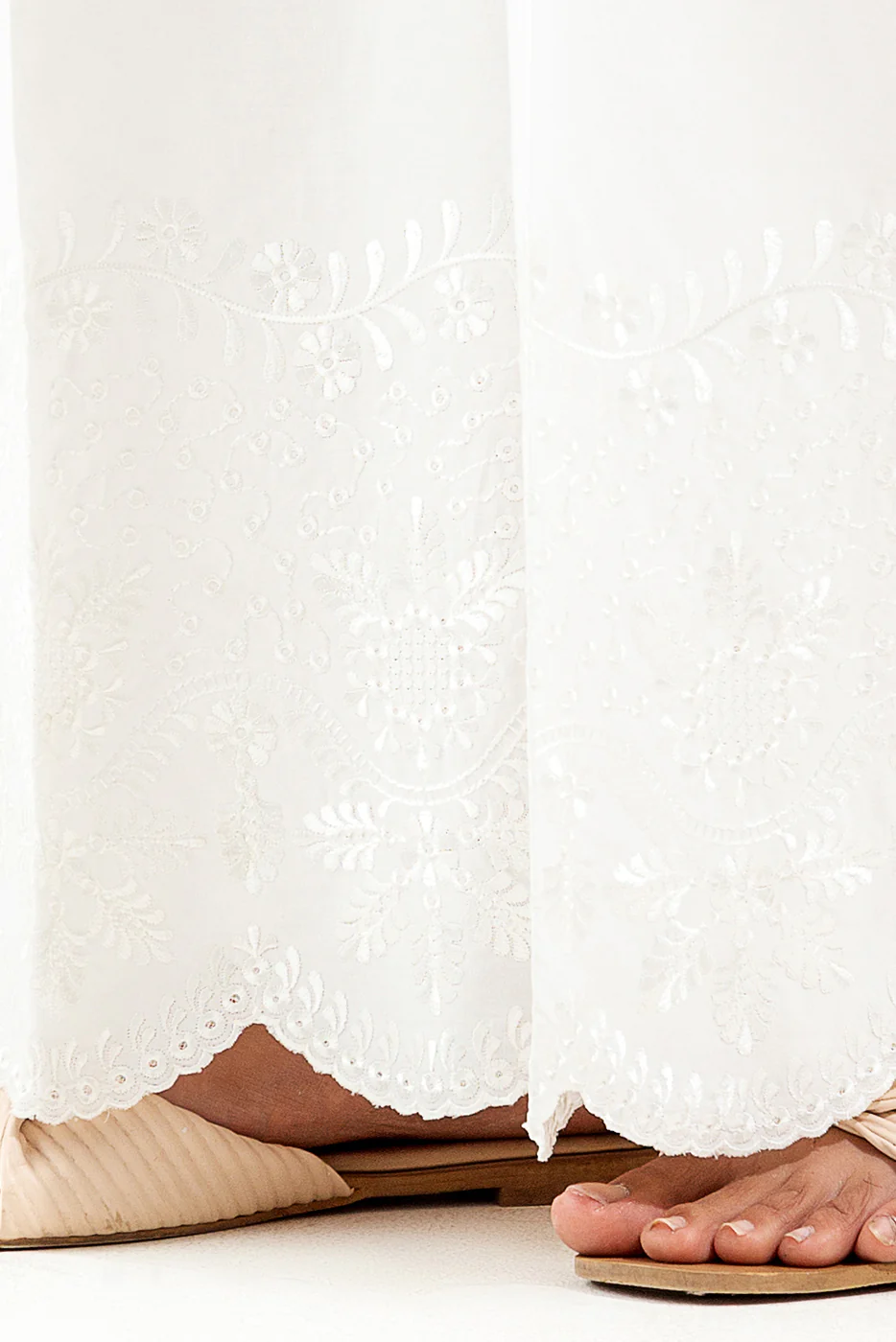 EMBROIDERED CULOTTE PANTS - Image 2