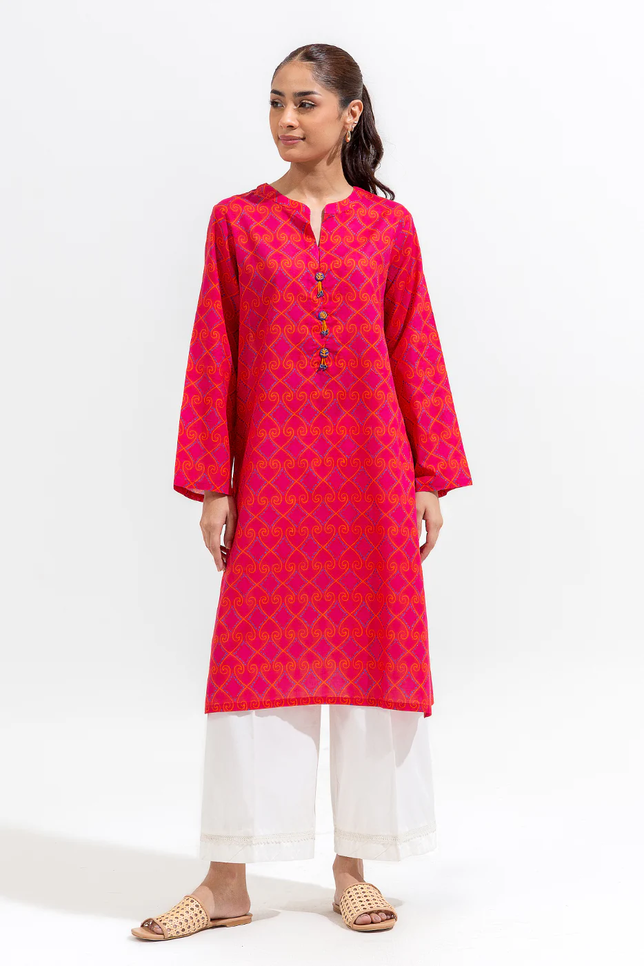 PRINTED LAWN SHIRT (PRET) - Image 2