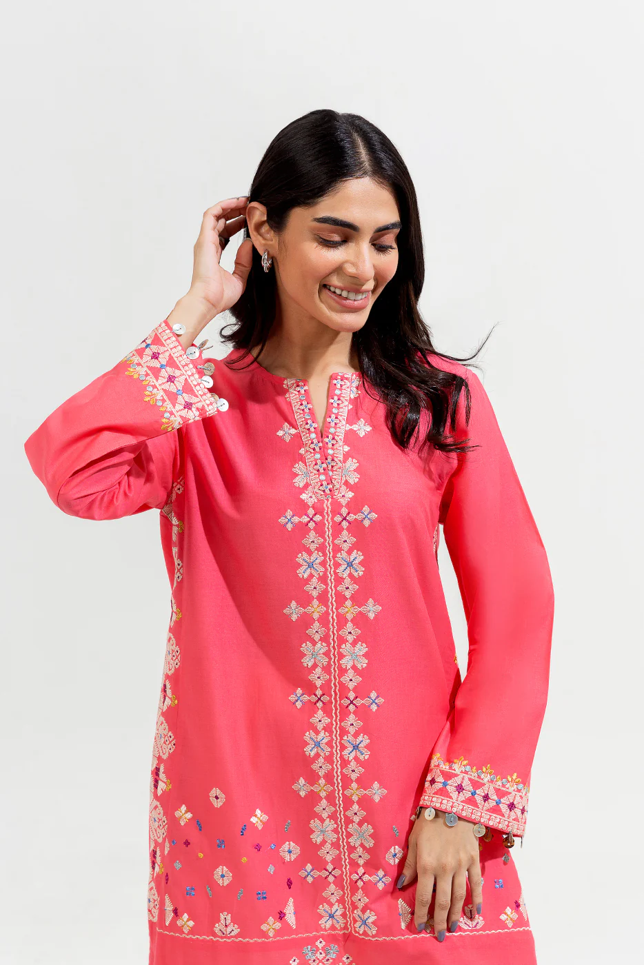 EMBROIDERED LAWN SHIRT (PRET) - Image 4